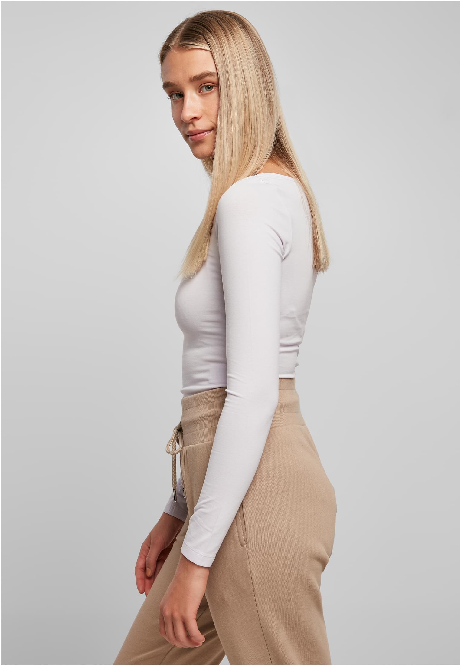 Ladies Organic Longsleeve Body | softlilac