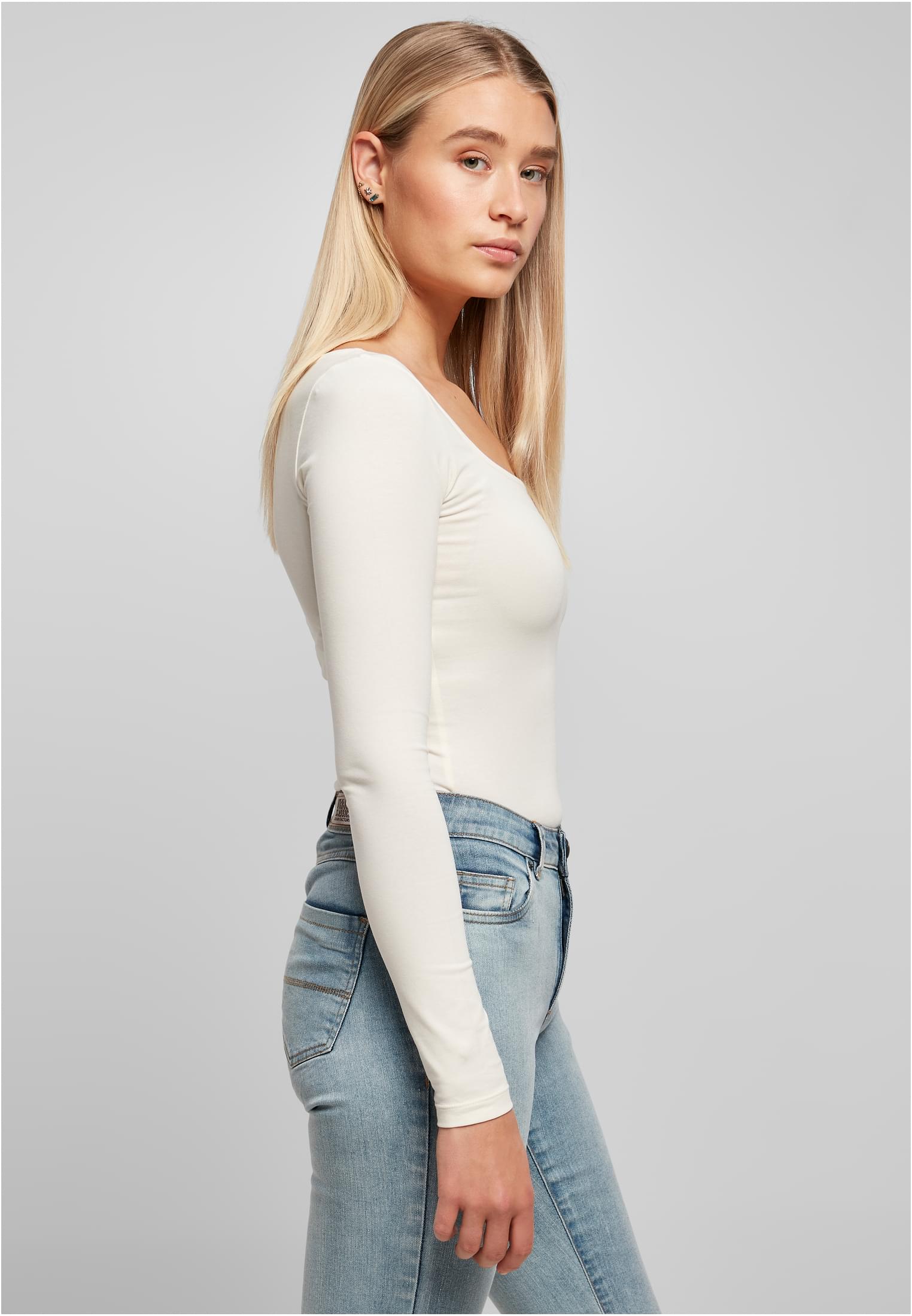 Ladies Organic Longsleeve Body | whitesand