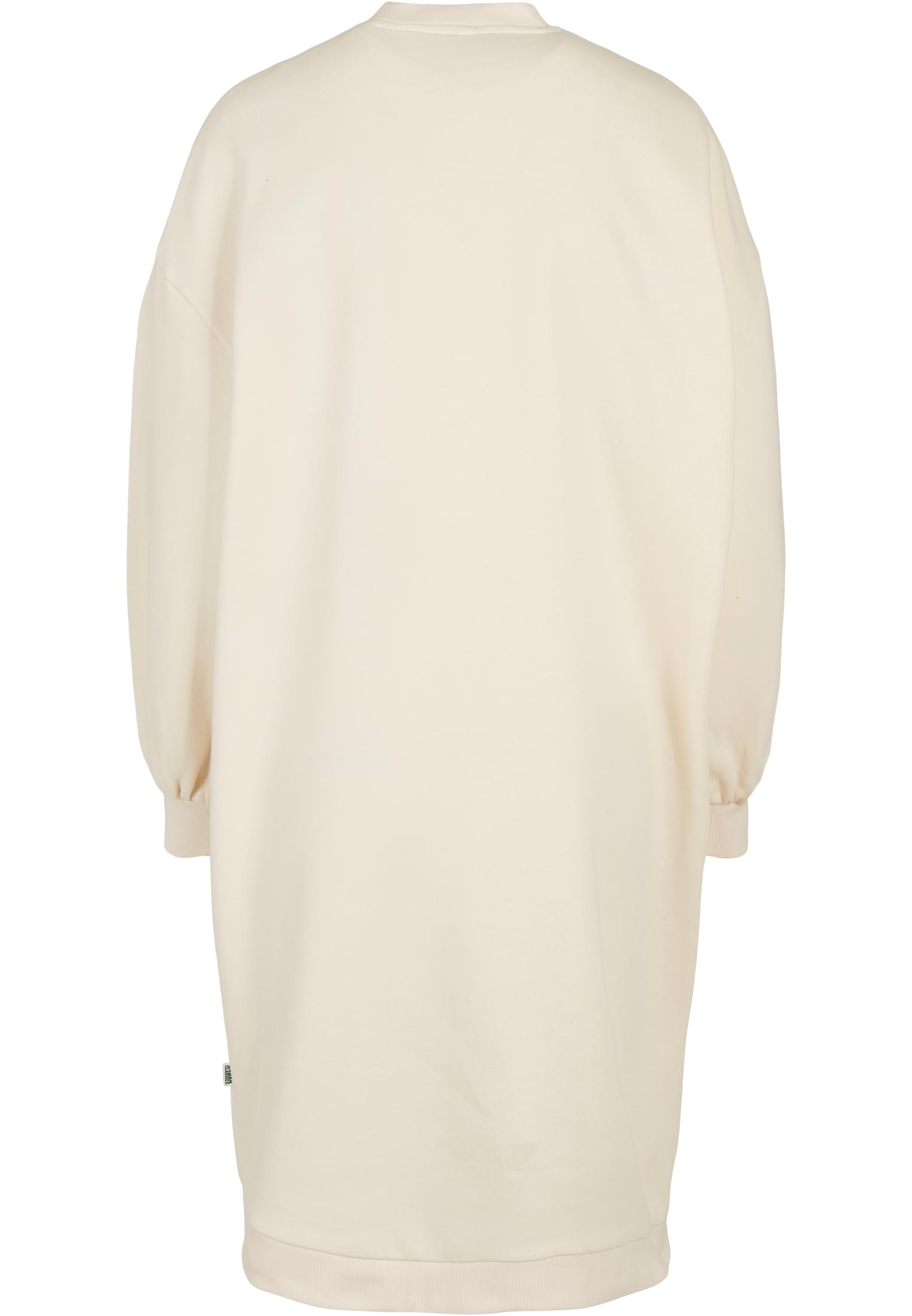 Ladies Organic Oversized Midi Crewneck Dress | whitesand