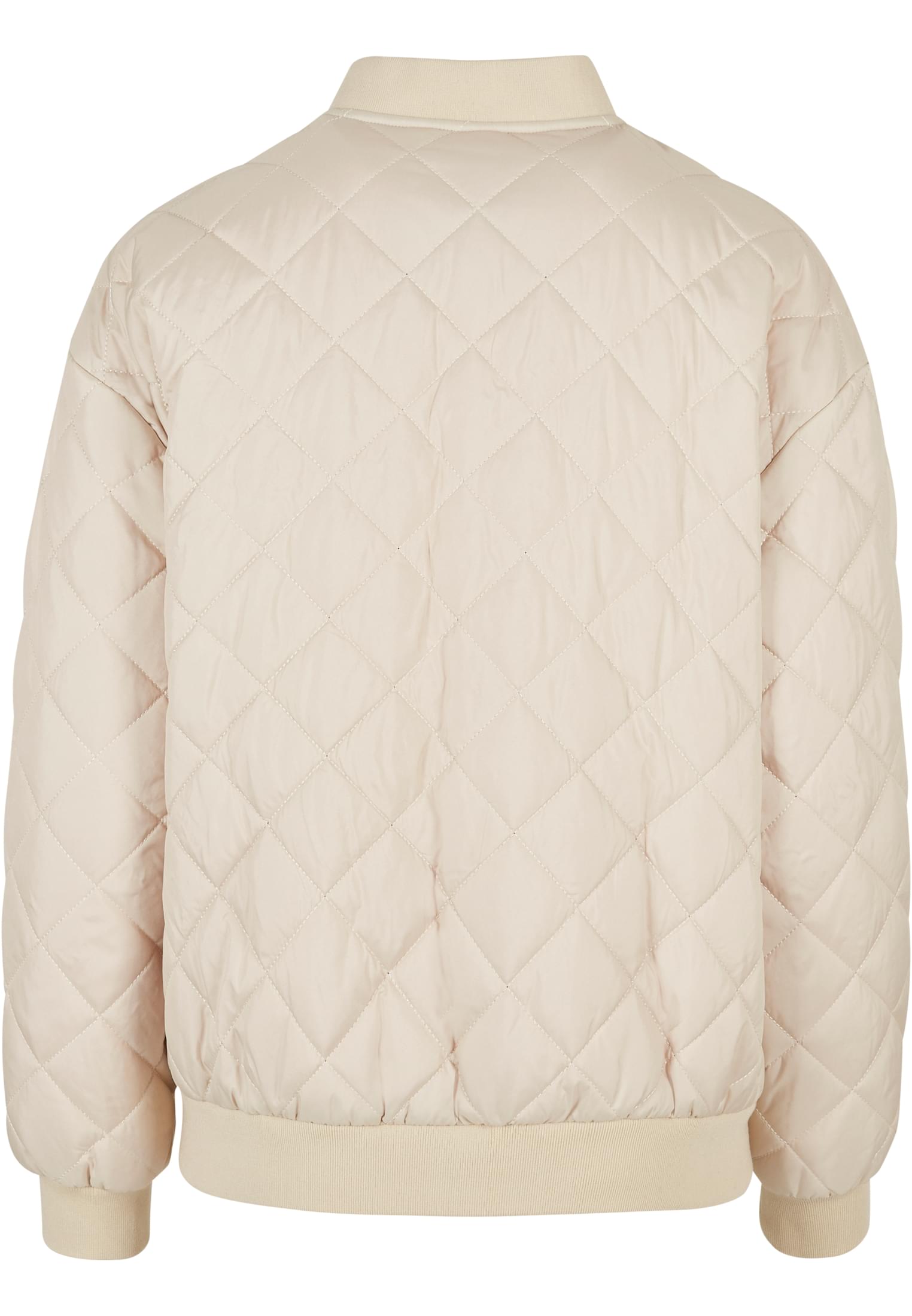 Ladies Oversized Diamond Quilted Bomber Jacket | softseagrass