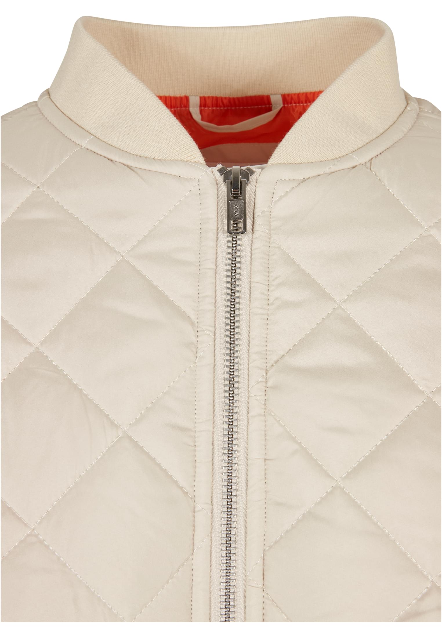 Ladies Oversized Diamond Quilted Bomber Jacket | softseagrass