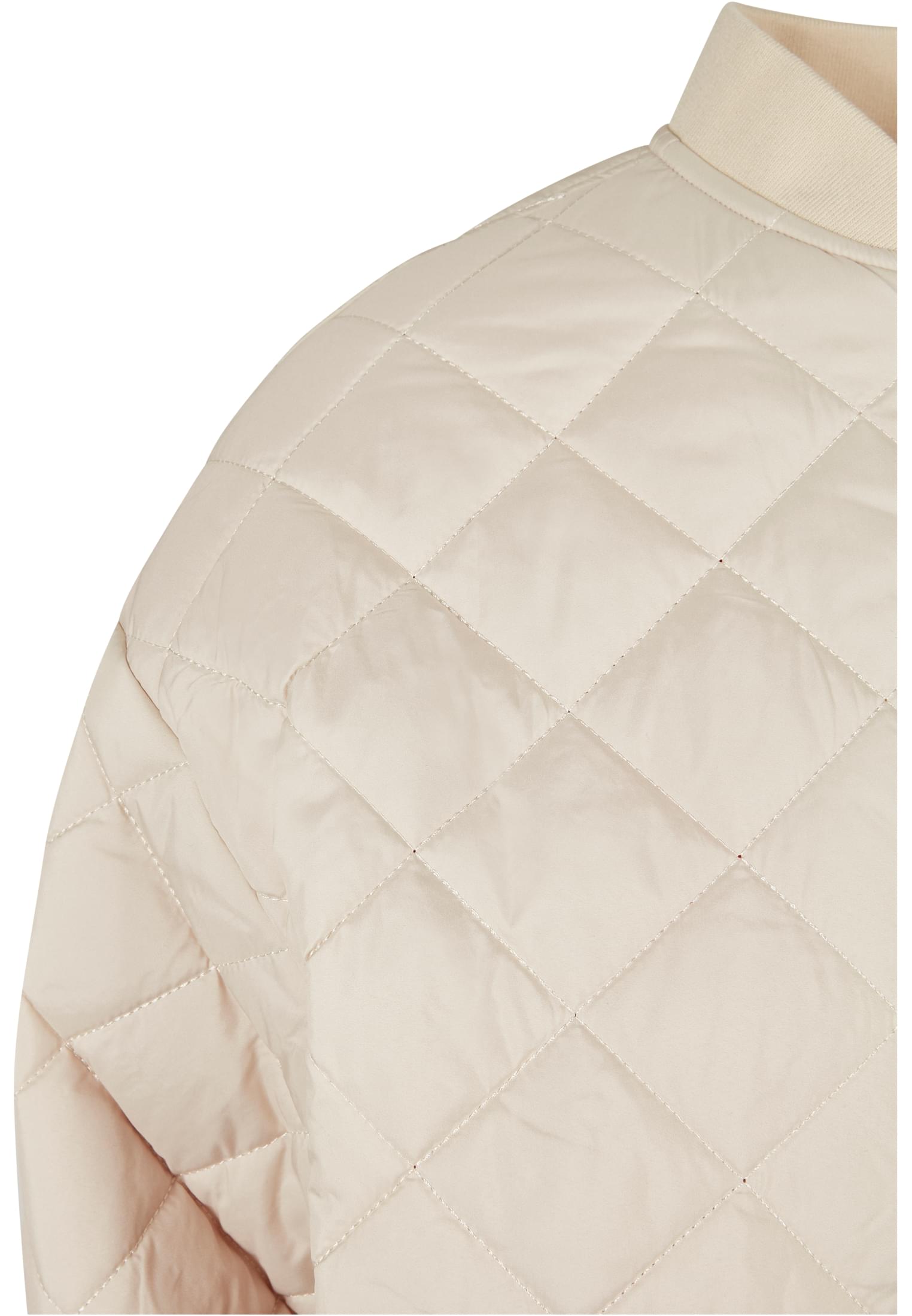 Ladies Oversized Diamond Quilted Bomber Jacket | softseagrass