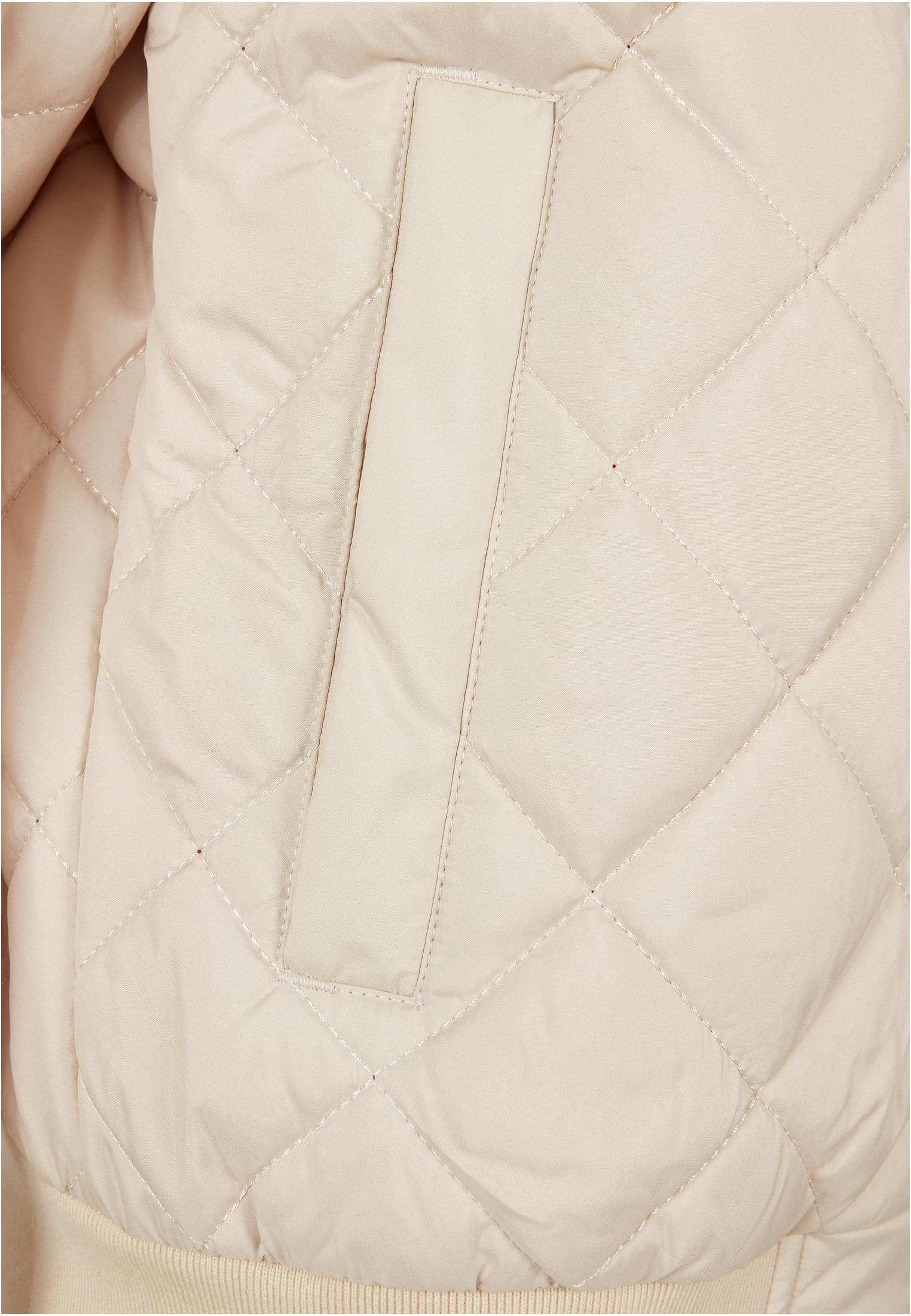 Ladies Oversized Diamond Quilted Bomber Jacket | softseagrass