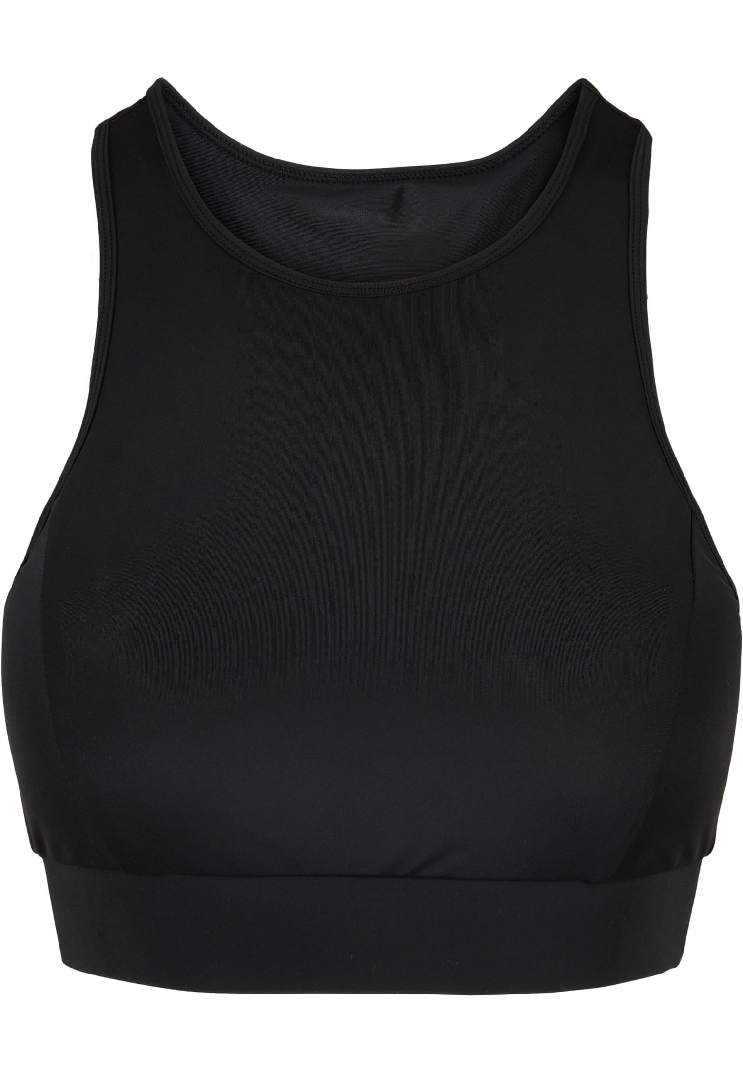 Ladies High Neck Tech Bra | black