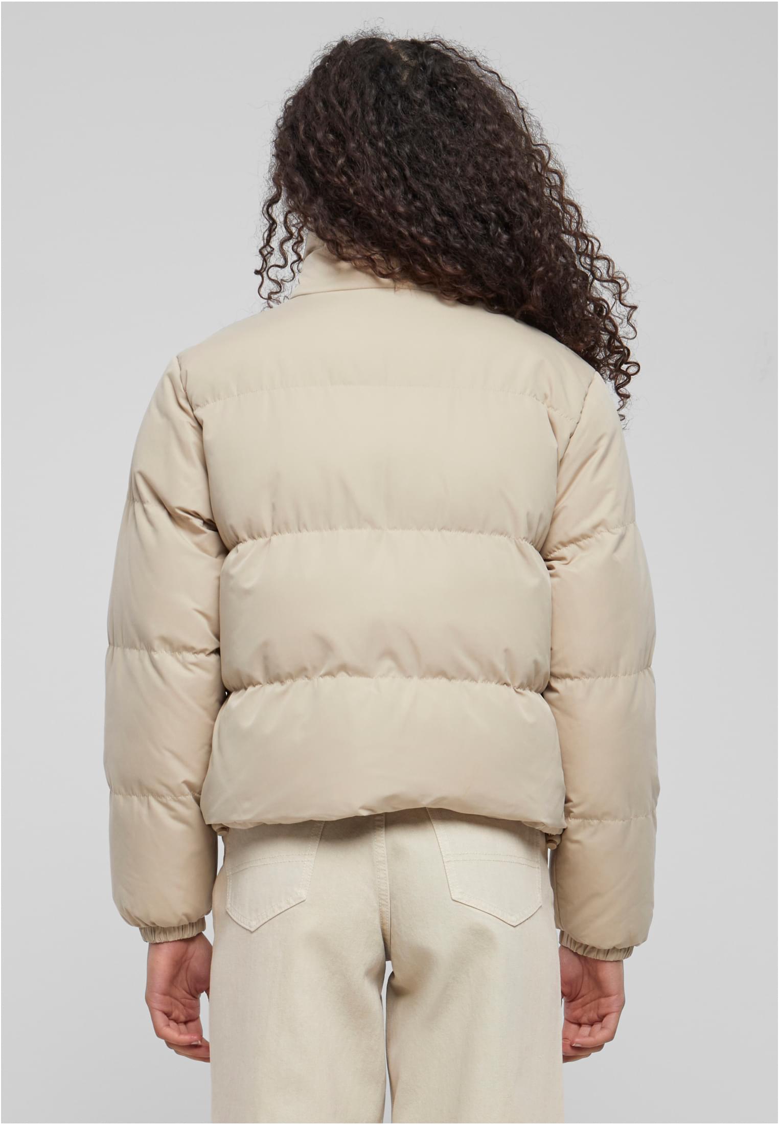 Ladies Short Peached Puffer Jacket | wetsand