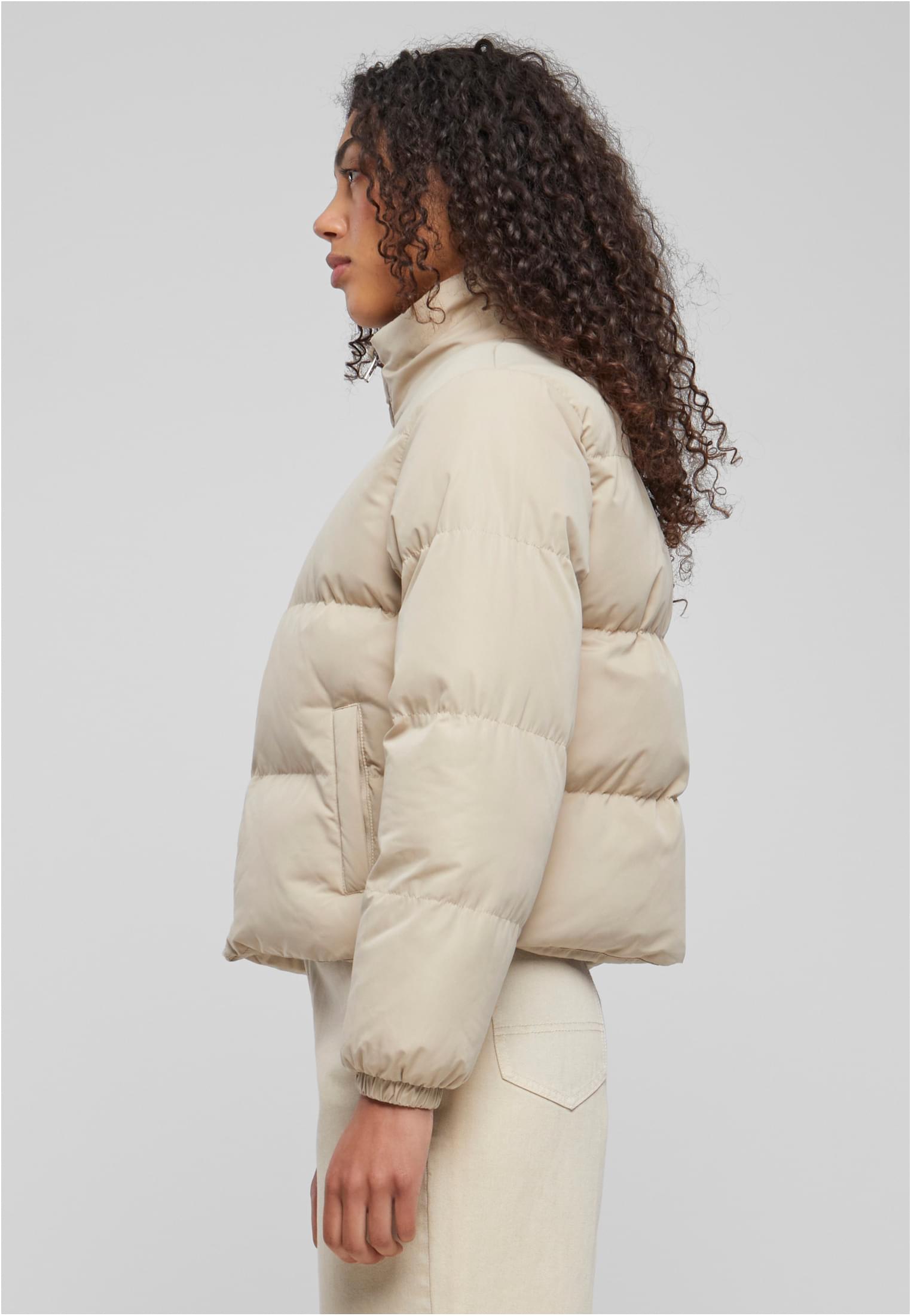 Ladies Short Peached Puffer Jacket | wetsand