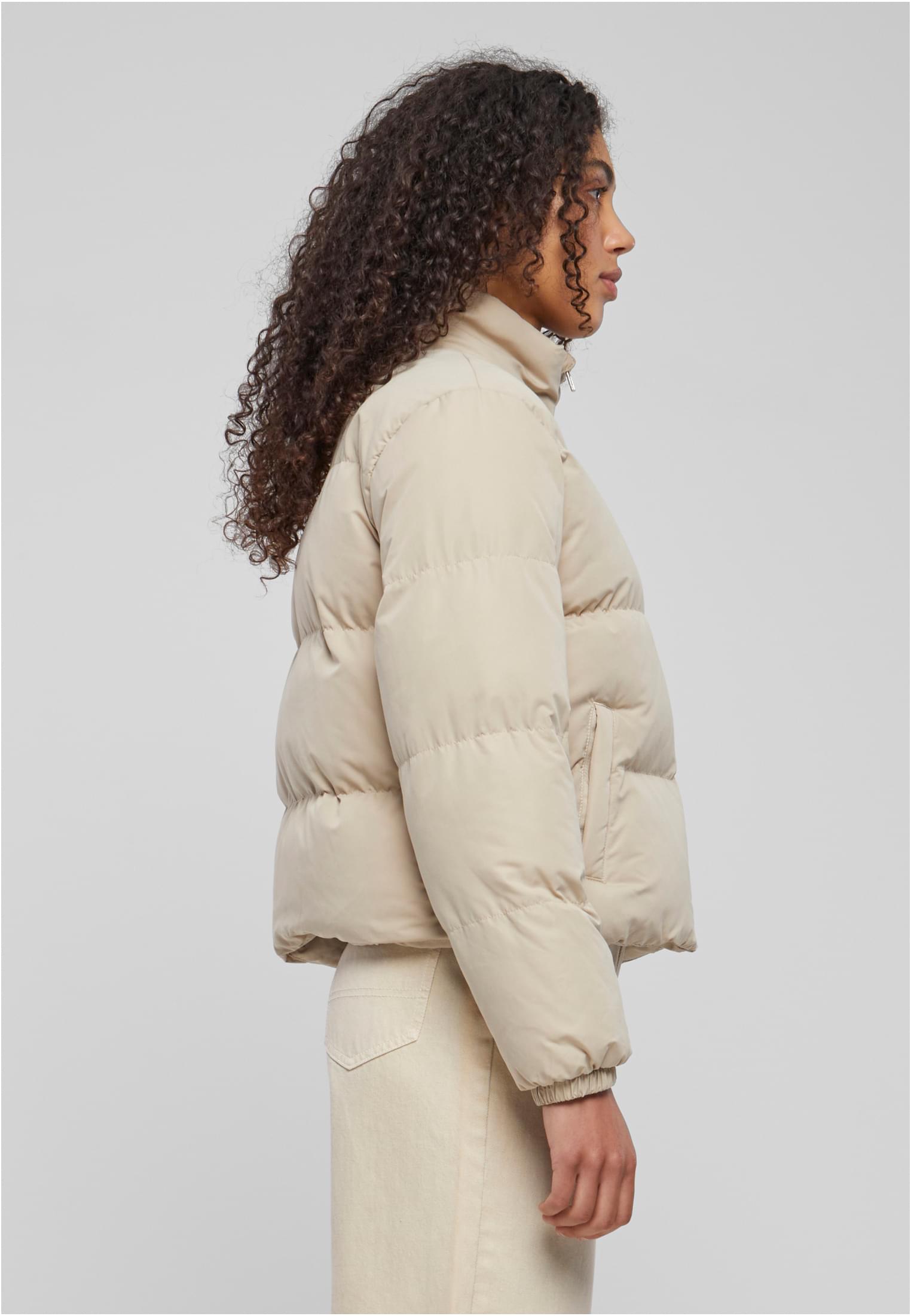 Ladies Short Peached Puffer Jacket | wetsand