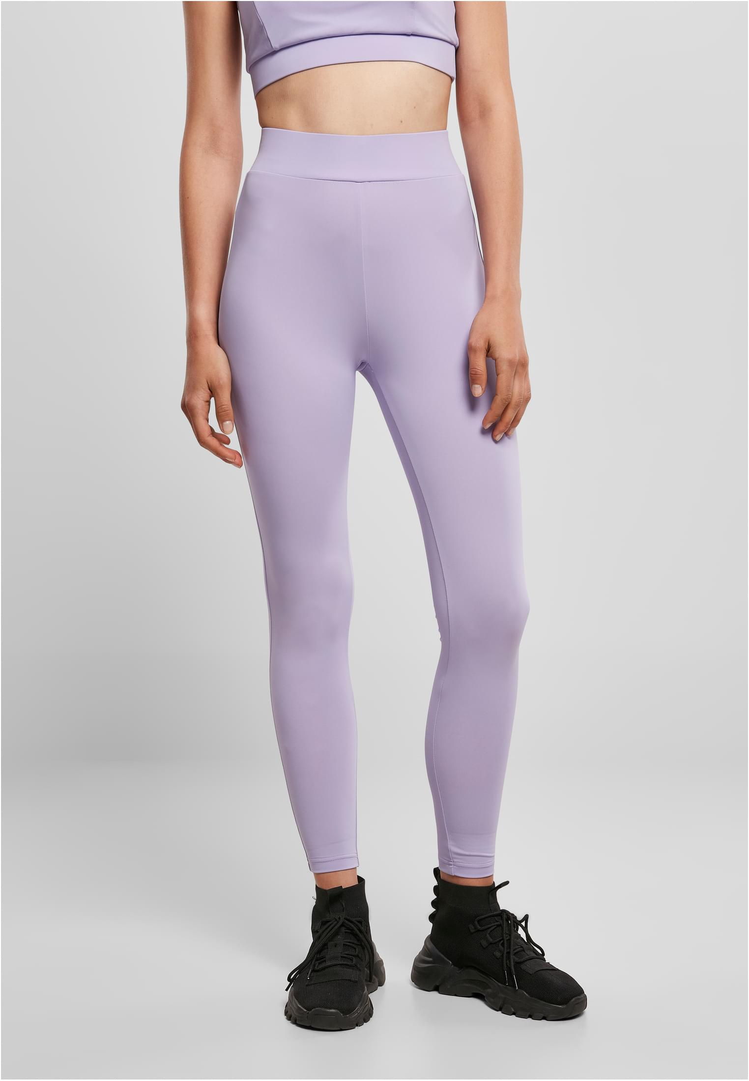 Ladies High Waist Tech Leggings | lavender