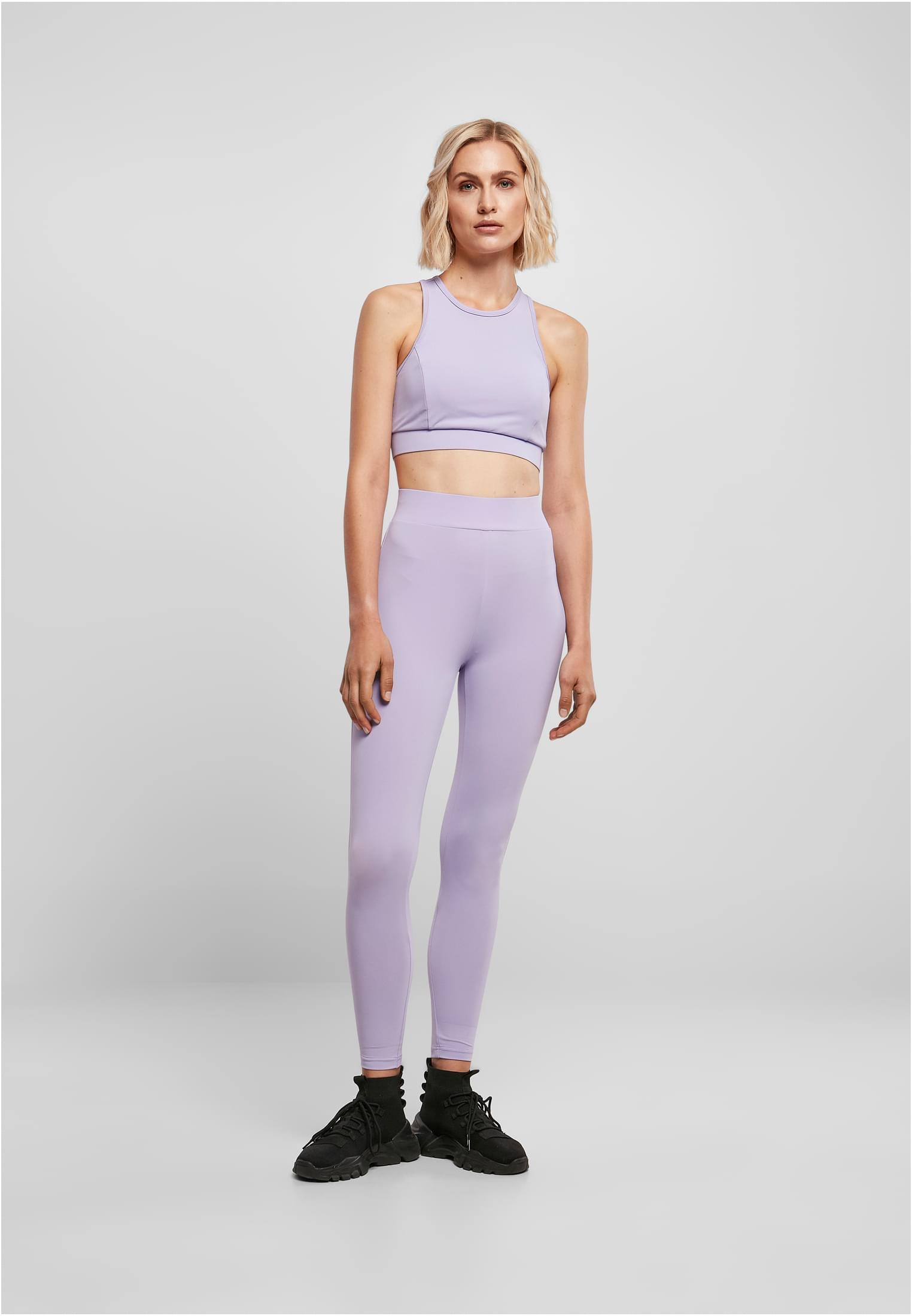 Ladies High Waist Tech Leggings | lavender