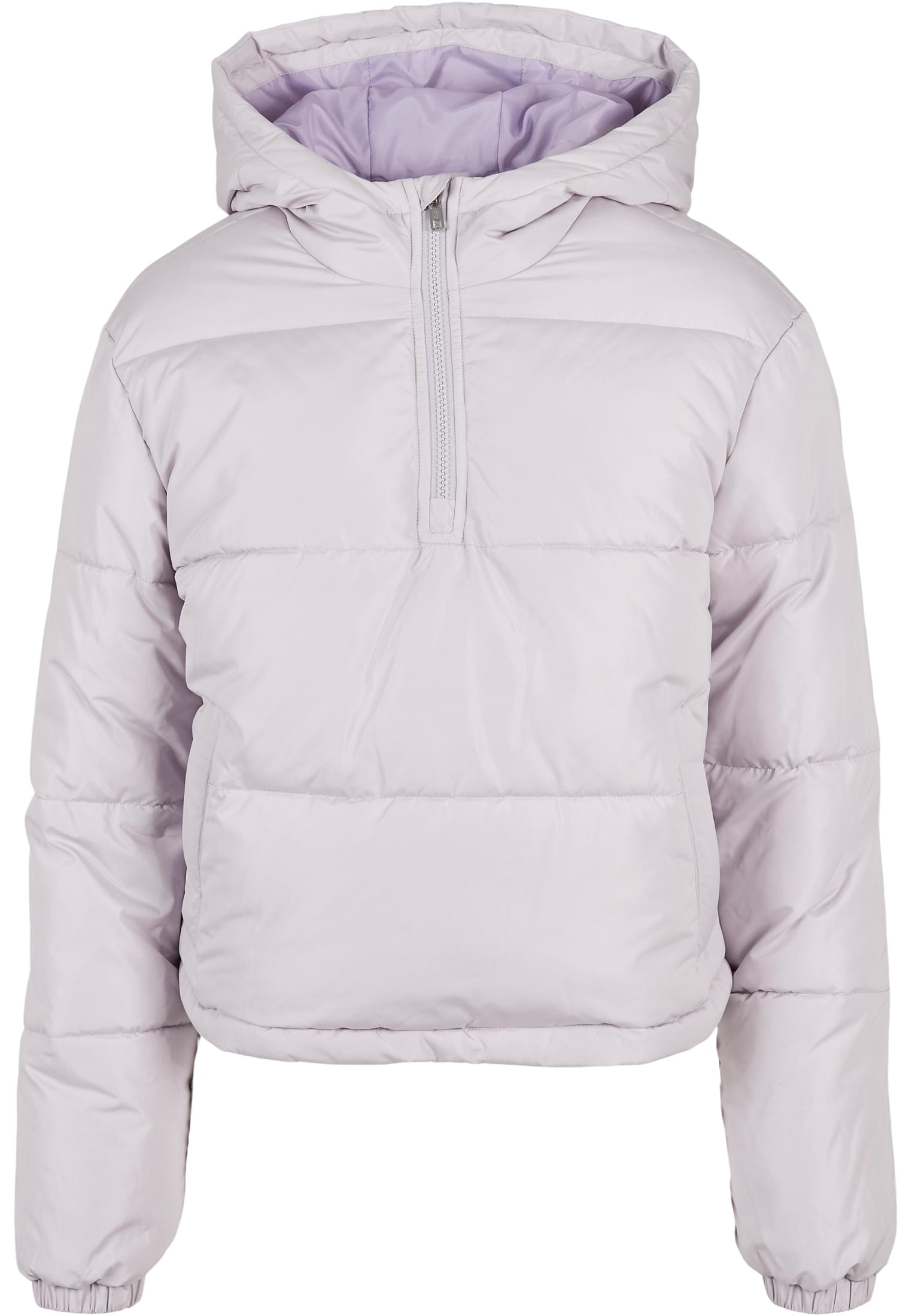 Ladies Puffer Pull Over Jacket | softlilac