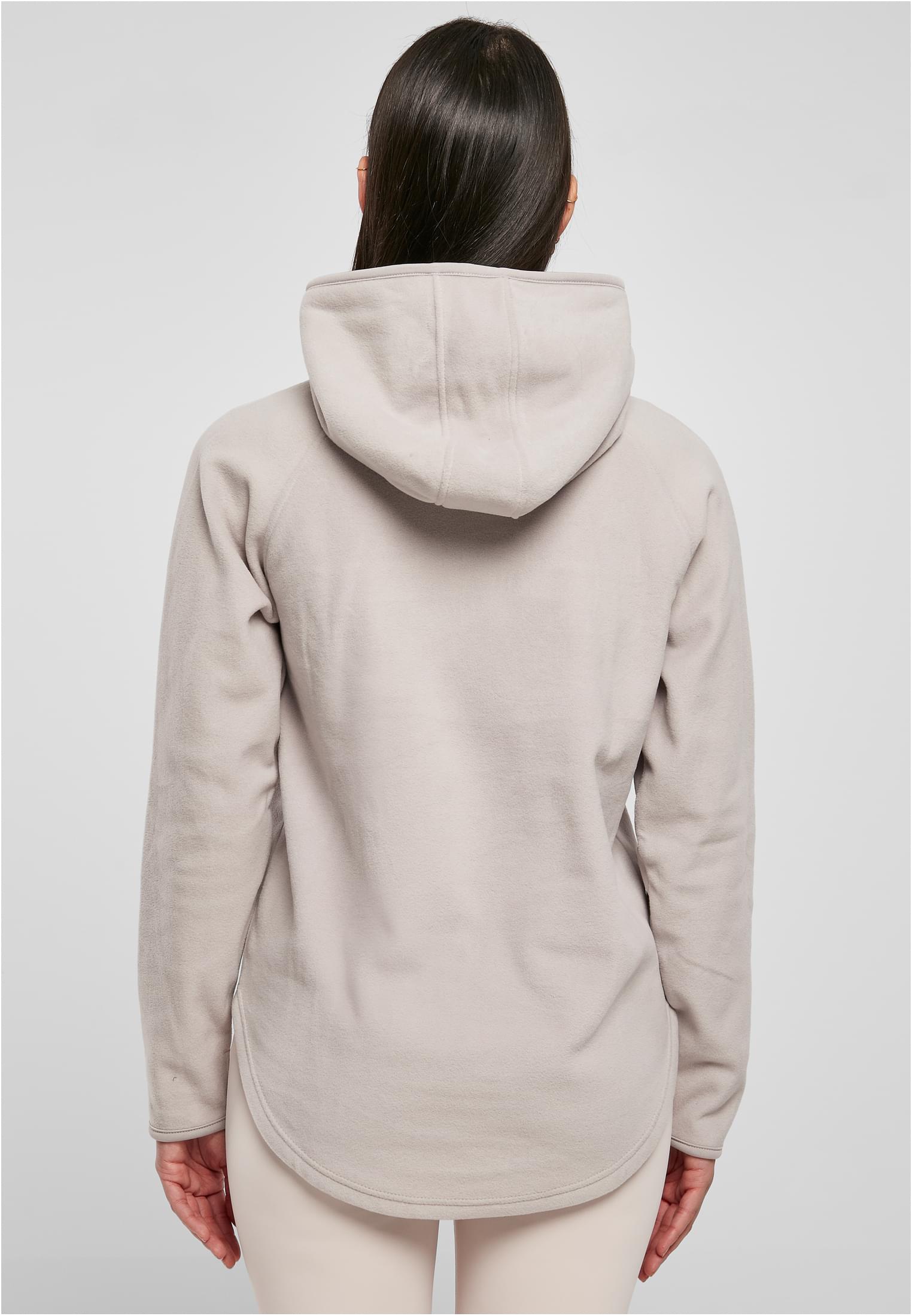 Ladies Polar Fleece Pull Over Hoody | warmgrey