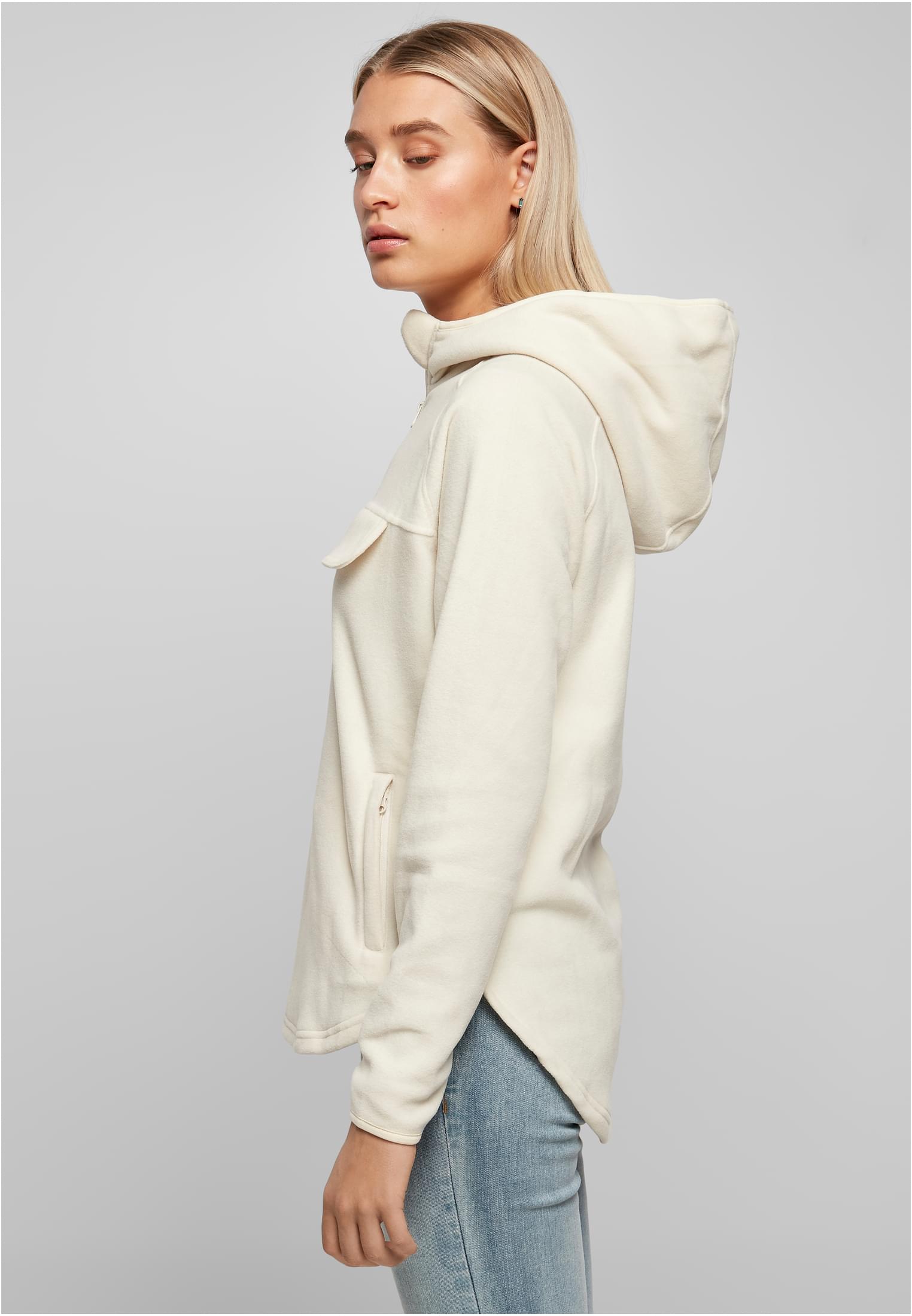 Ladies Polar Fleece Pull Over Hoody | whitesand