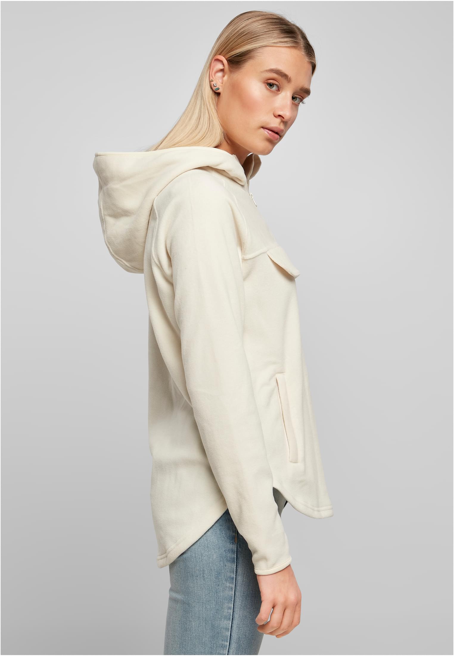 Ladies Polar Fleece Pull Over Hoody | whitesand