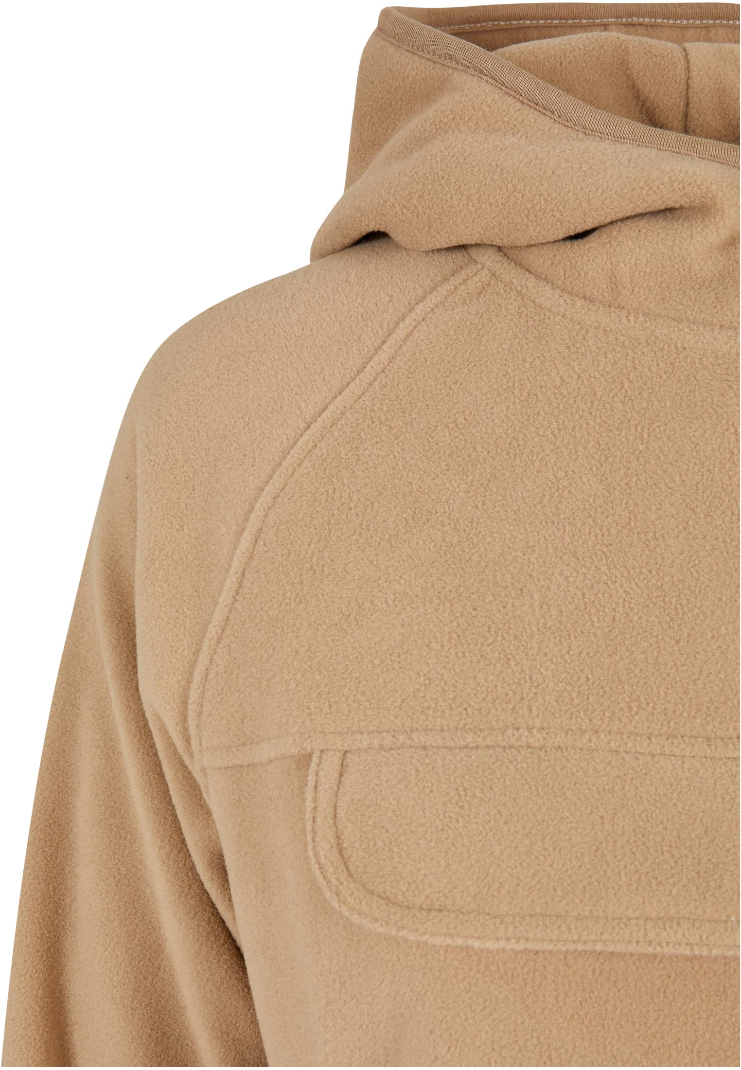 Ladies Polar Fleece Pull Over Hoody | unionbeige