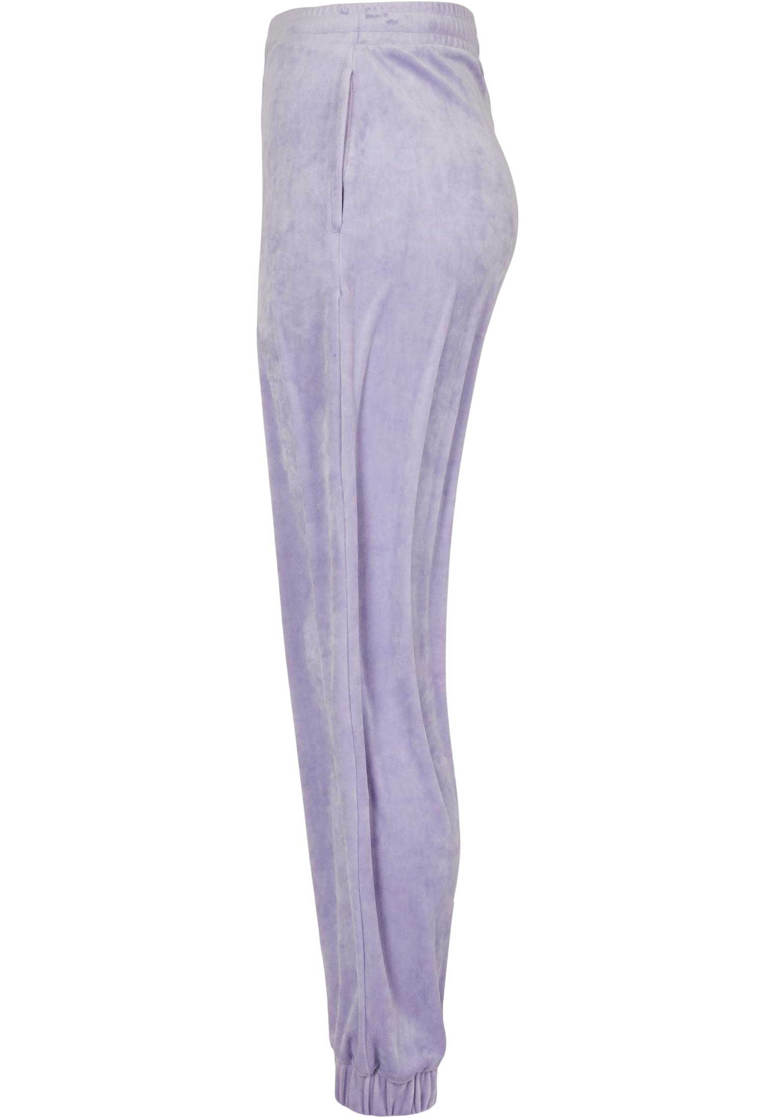 Ladies High Waist Ballon Velvet Sweat Pants | lavender