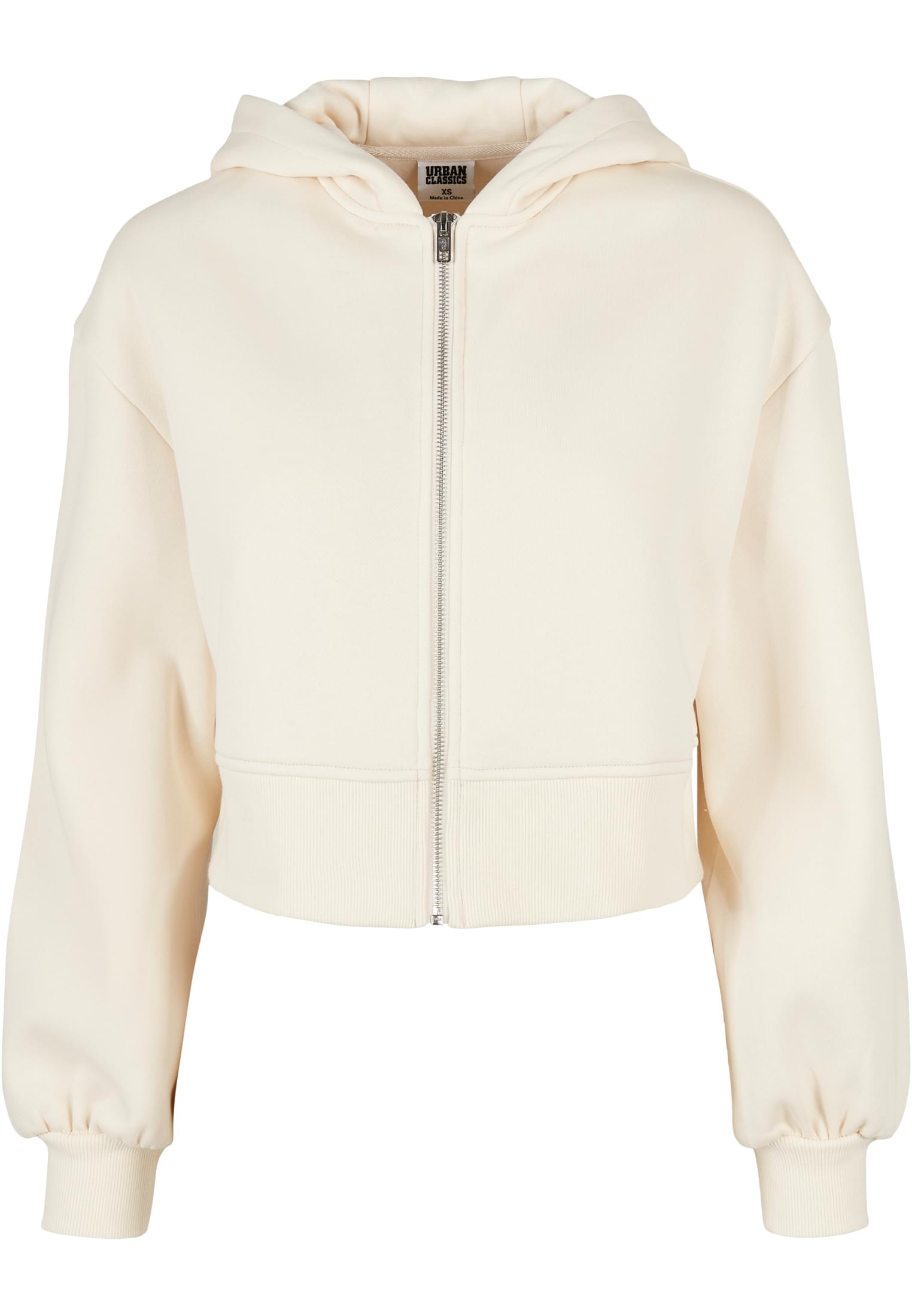 Ladies Short Oversized Zip Jacket | whitesand