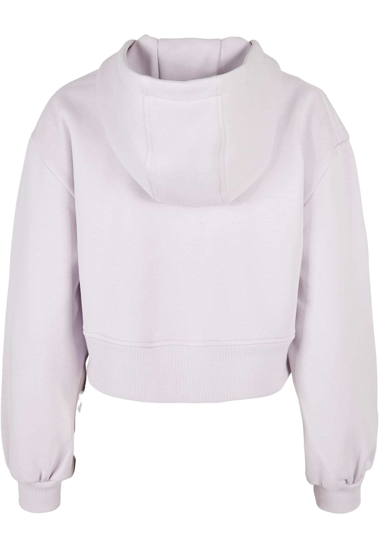 Ladies Short Oversized Zip Jacket | softlilac