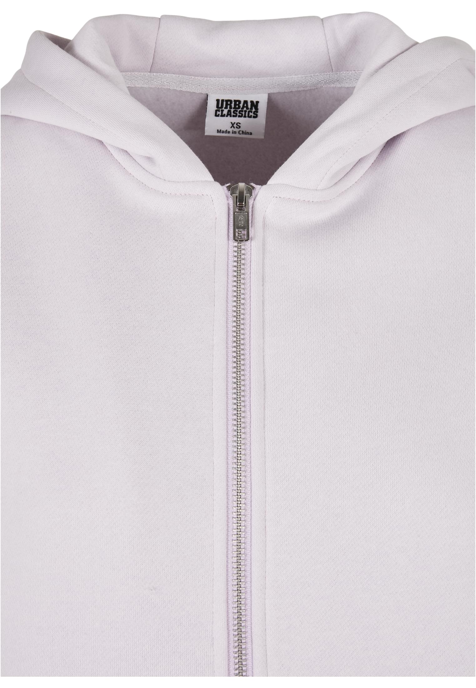 Ladies Short Oversized Zip Jacket | softlilac