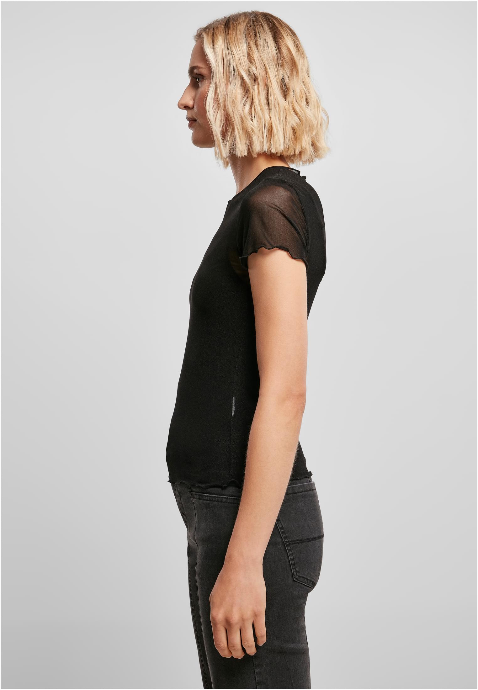 Ladies Mesh Tee | black