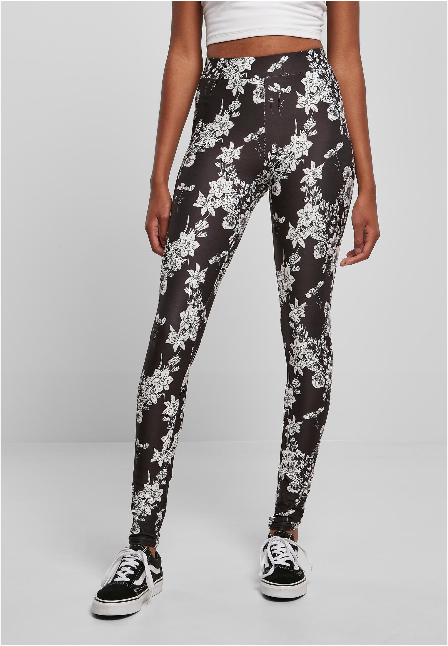 Ladies Soft AOP Leggings | blackflower