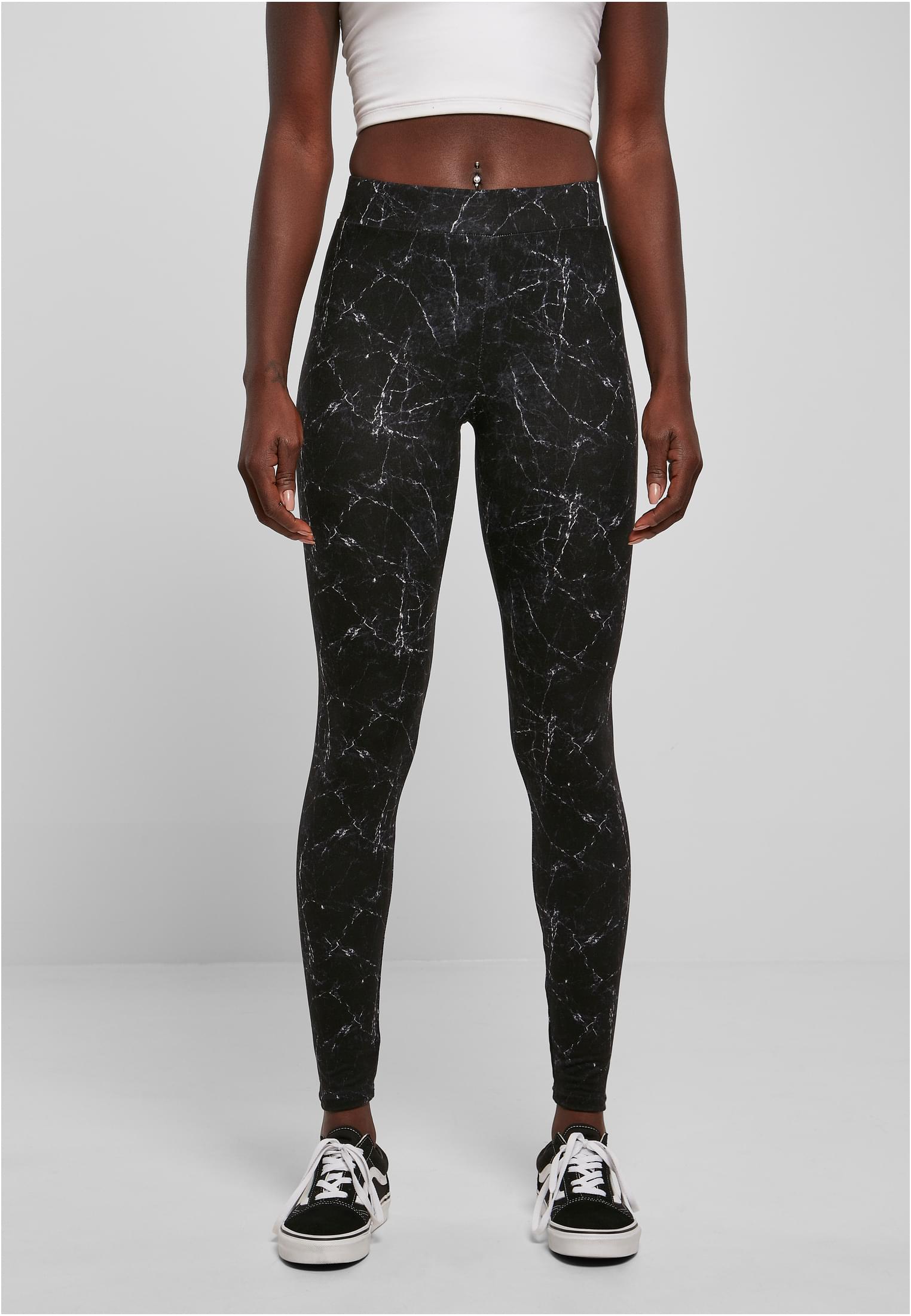 Ladies Soft AOP Leggings | blackmarble