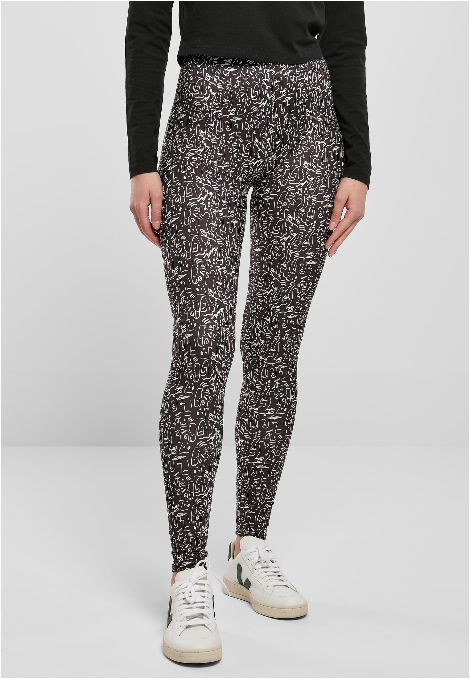 Ladies Soft AOP Leggings | blackline