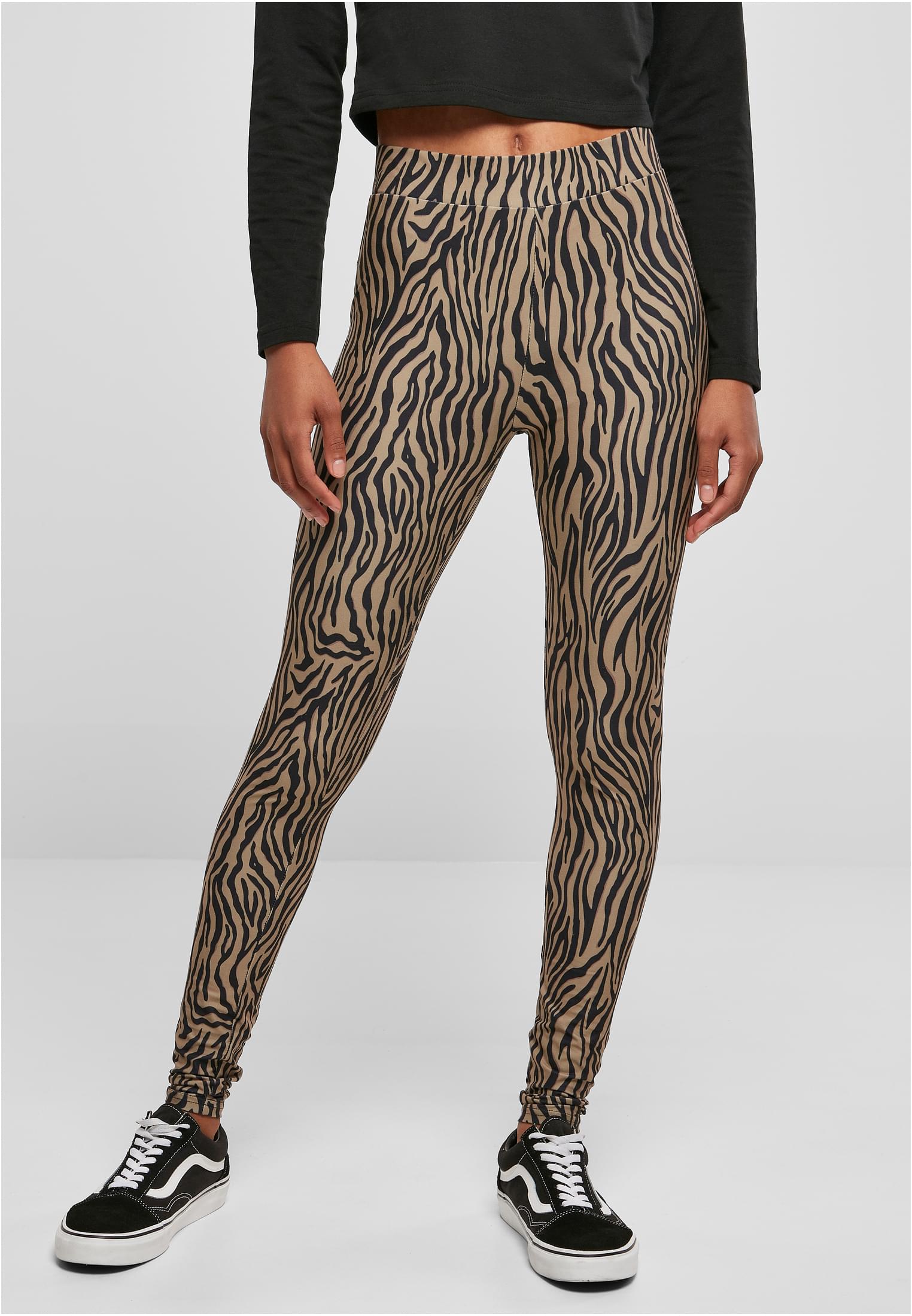 Ladies Soft AOP Leggings | beigezebra