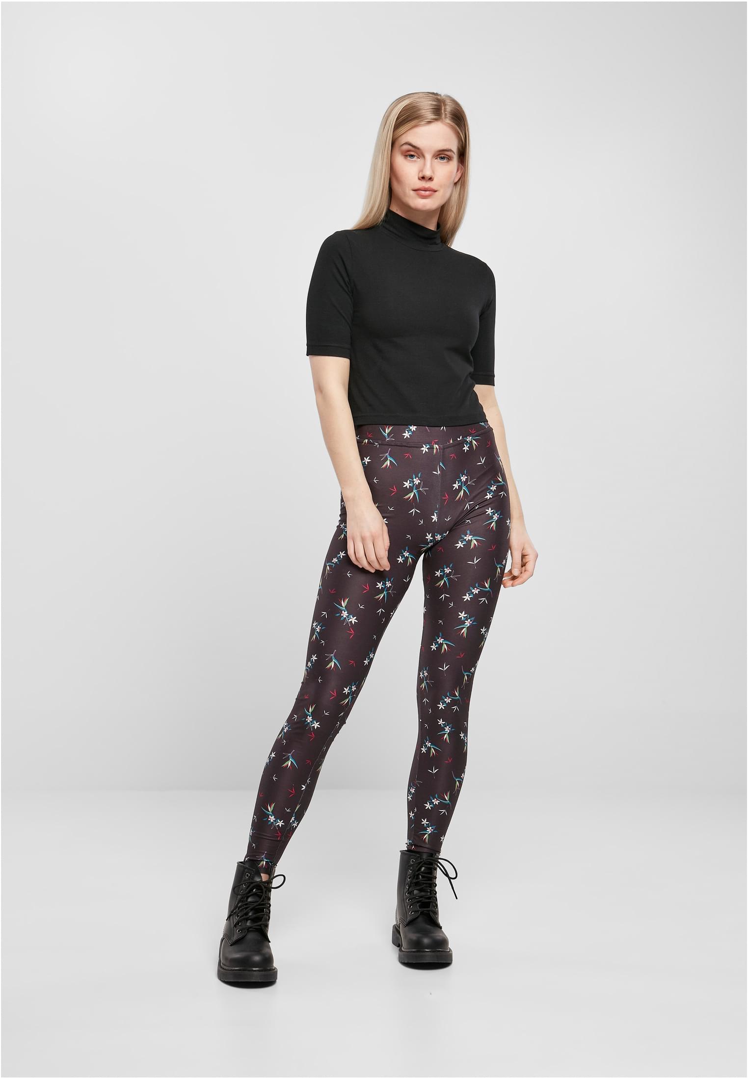 Ladies Soft AOP Leggings | blackfloret