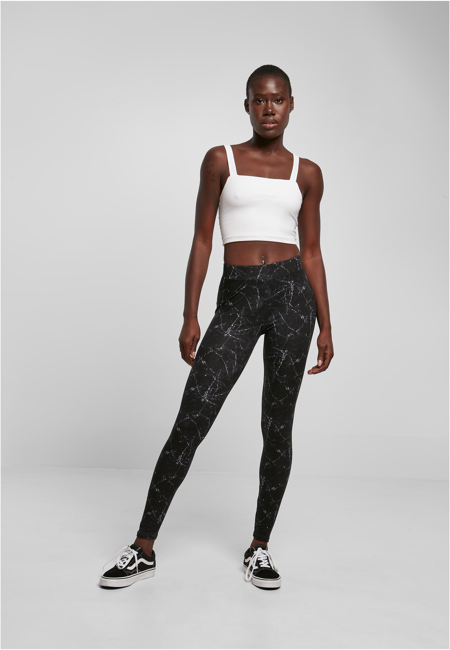 Ladies Soft AOP Leggings | blackmarble