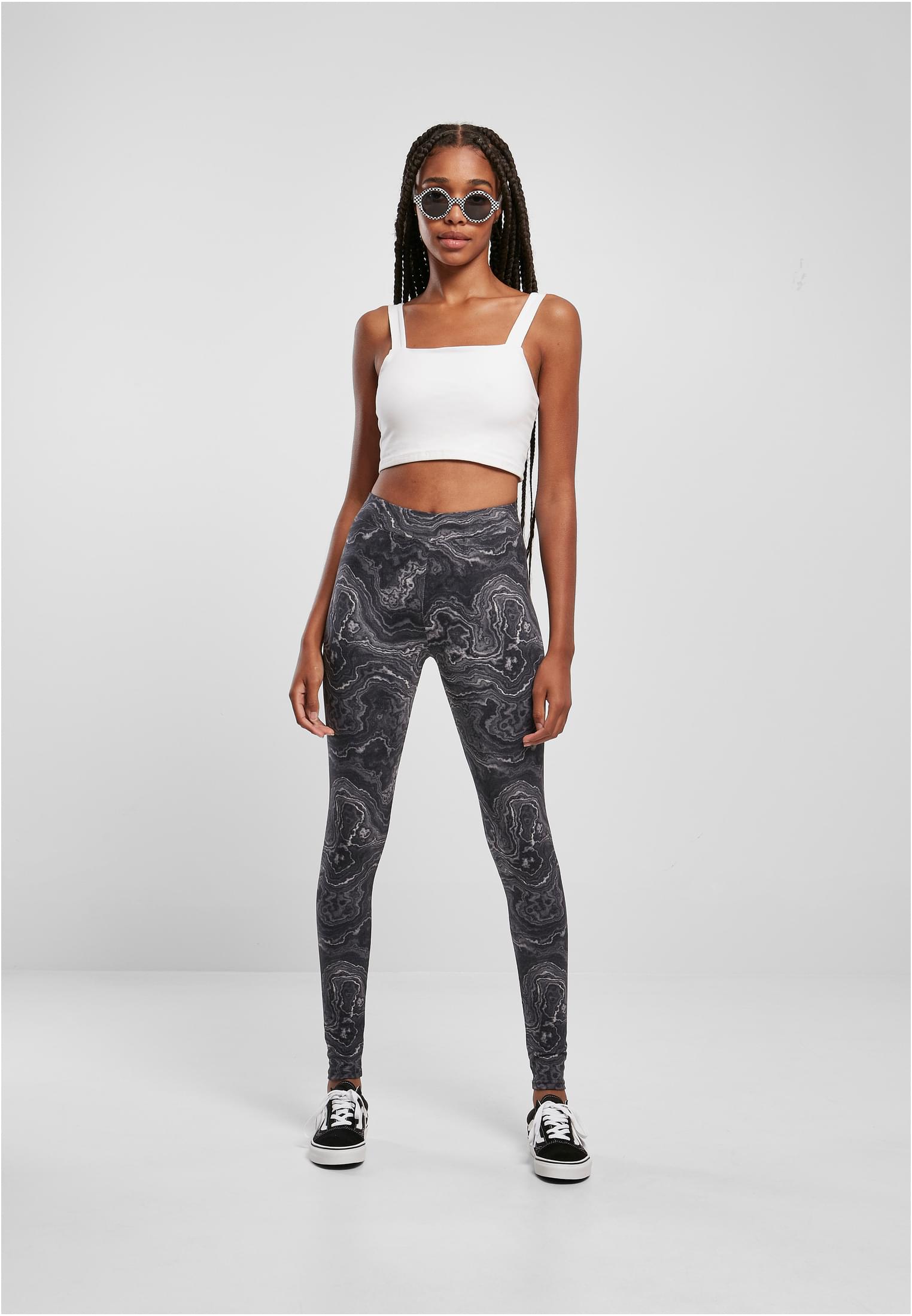 Ladies Soft AOP Leggings | blackoil