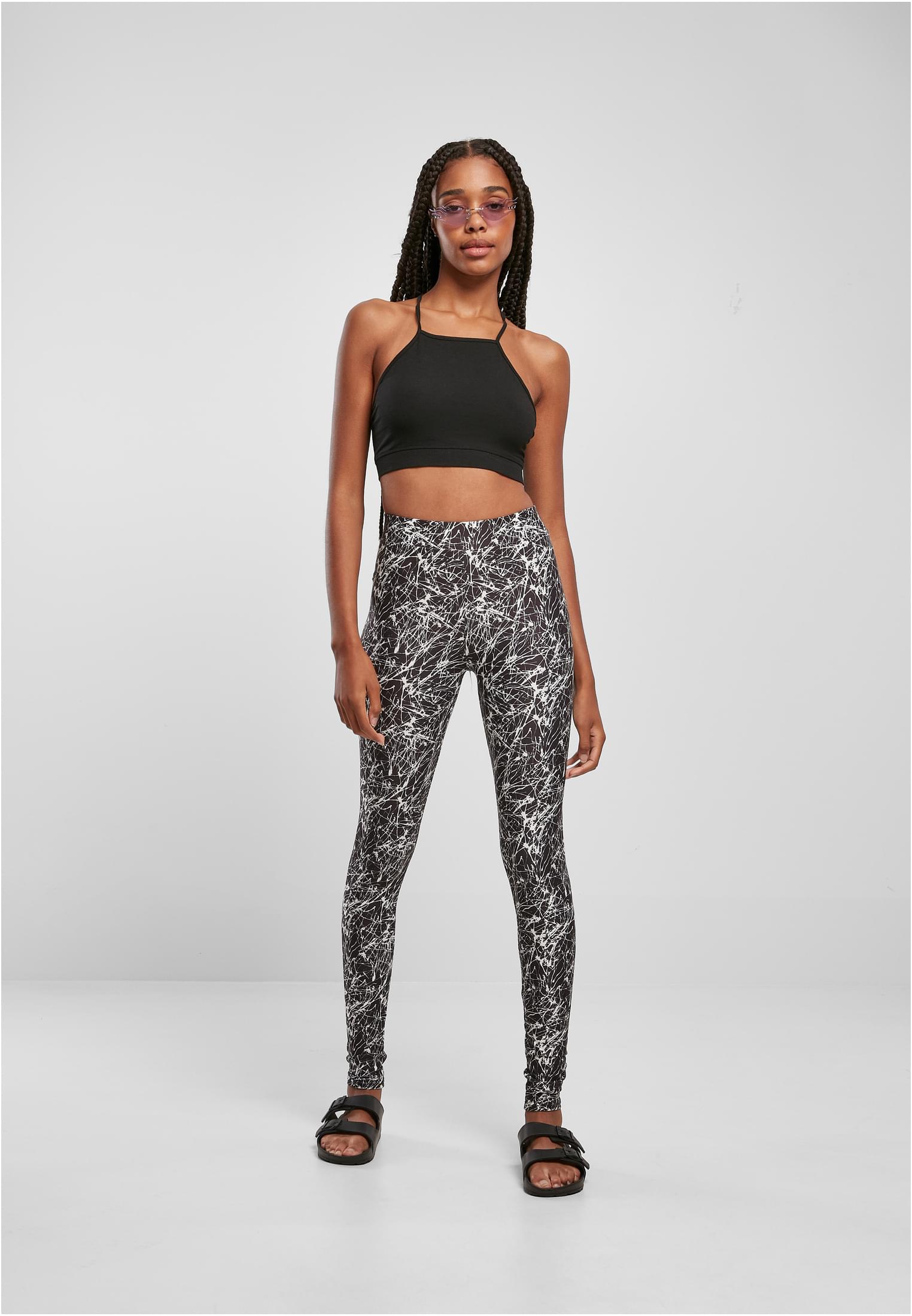 Ladies Soft AOP Leggings | blackpaint