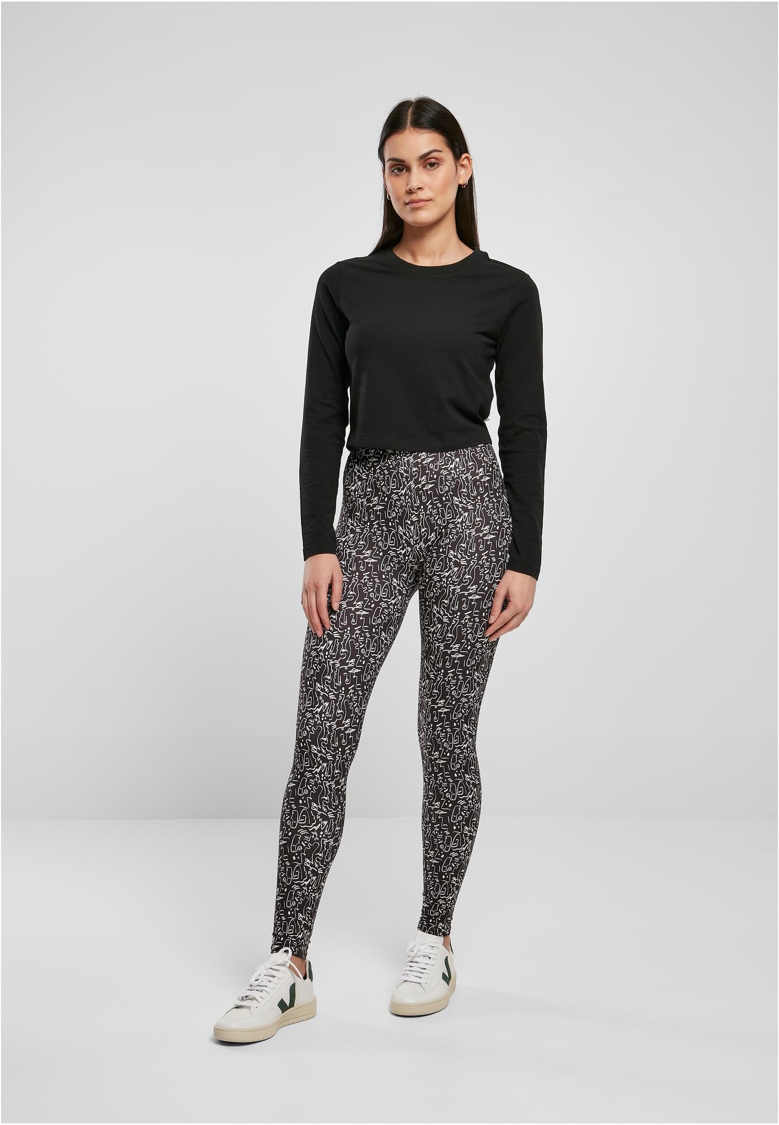 Ladies Soft AOP Leggings | blackline