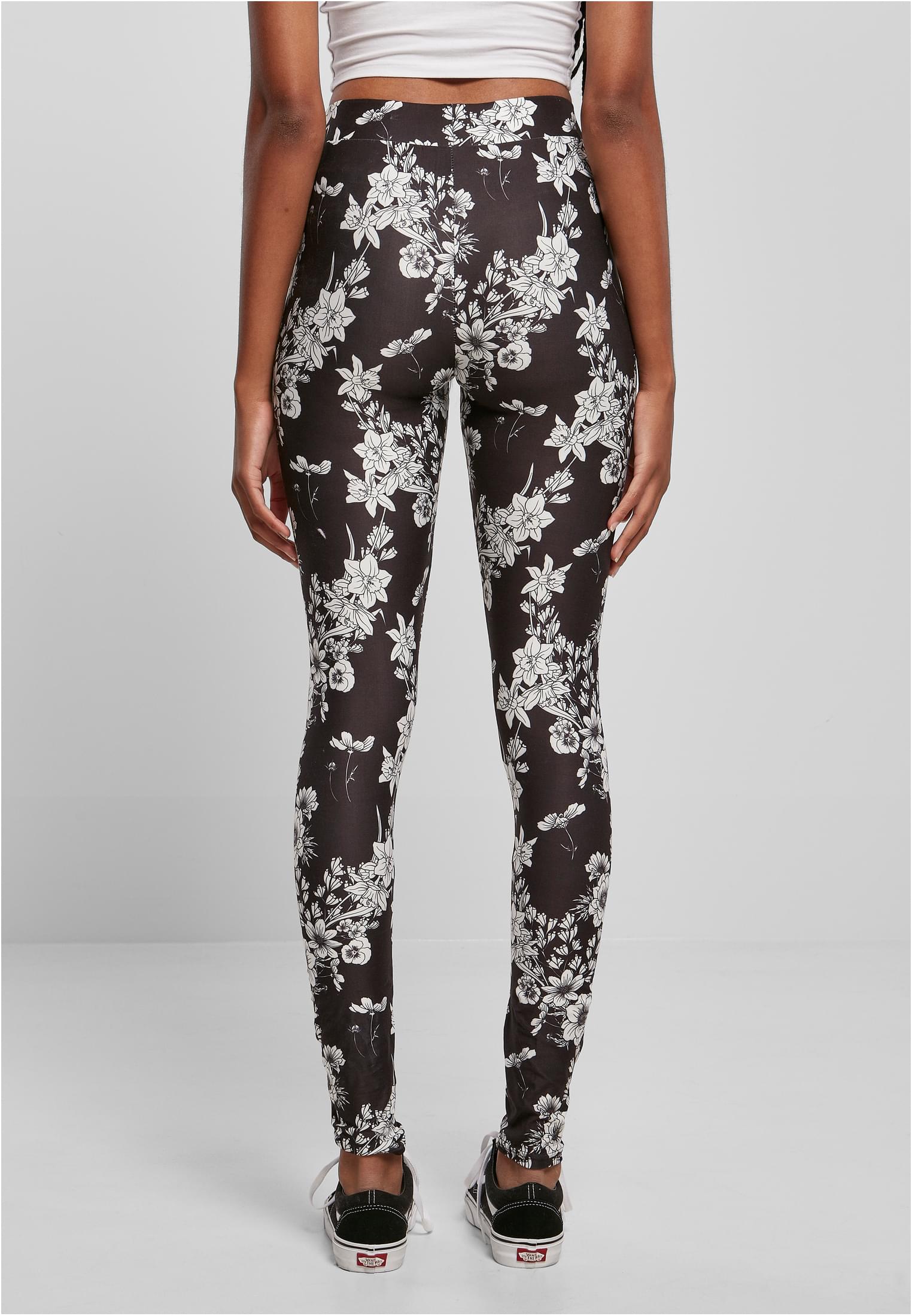 Ladies Soft AOP Leggings | blackflower