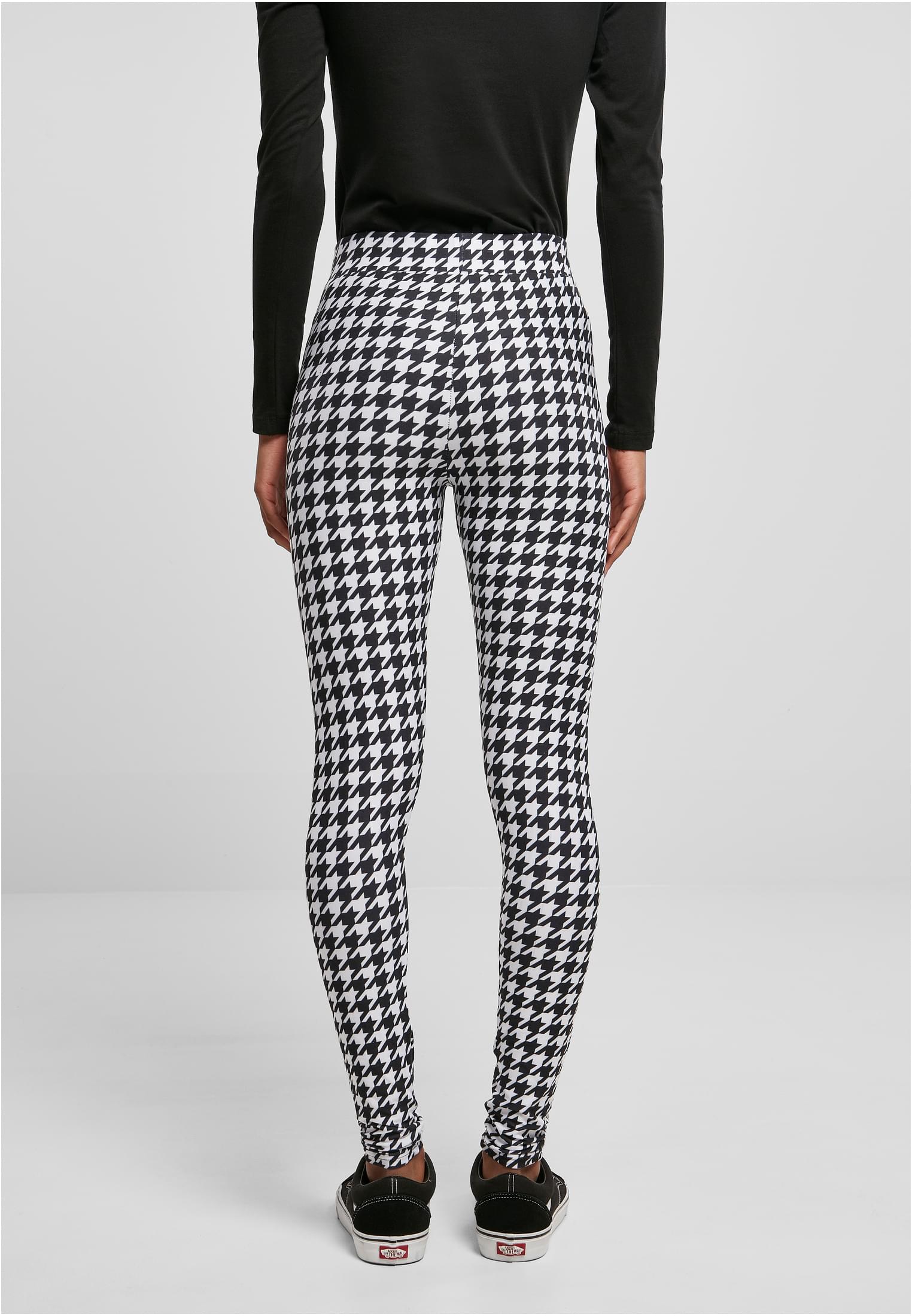 Ladies Soft AOP Leggings | blackhoundstooth