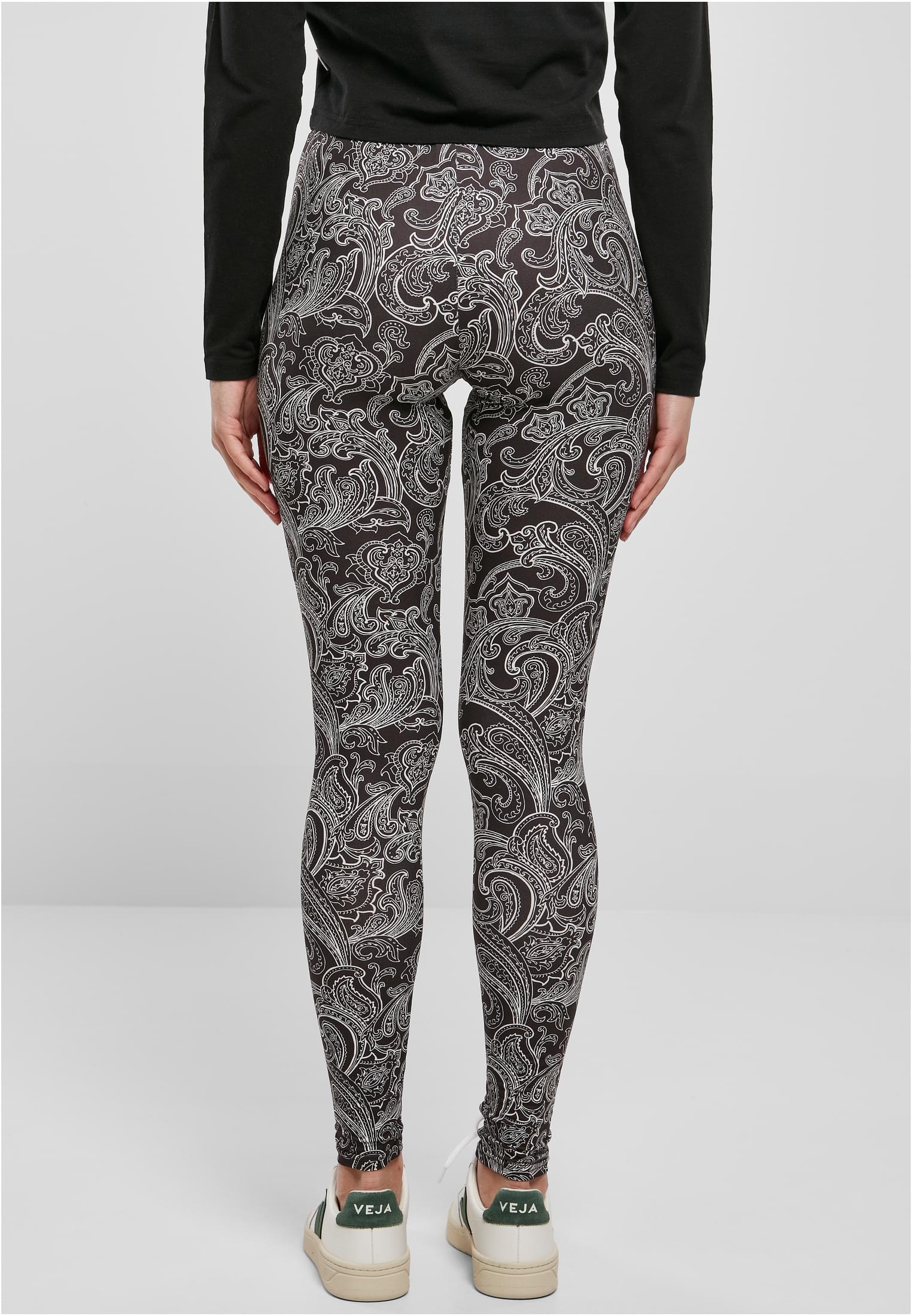 Ladies Soft AOP Leggings | blacknewpaisley