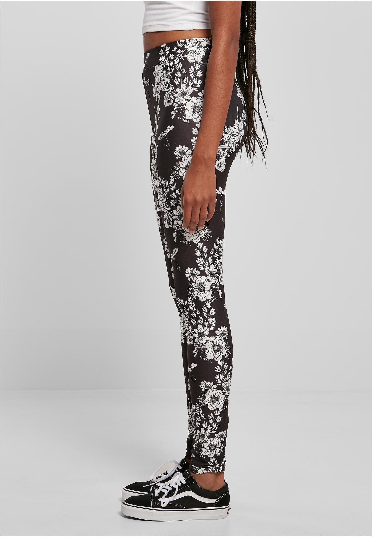 Ladies Soft AOP Leggings | blackflower