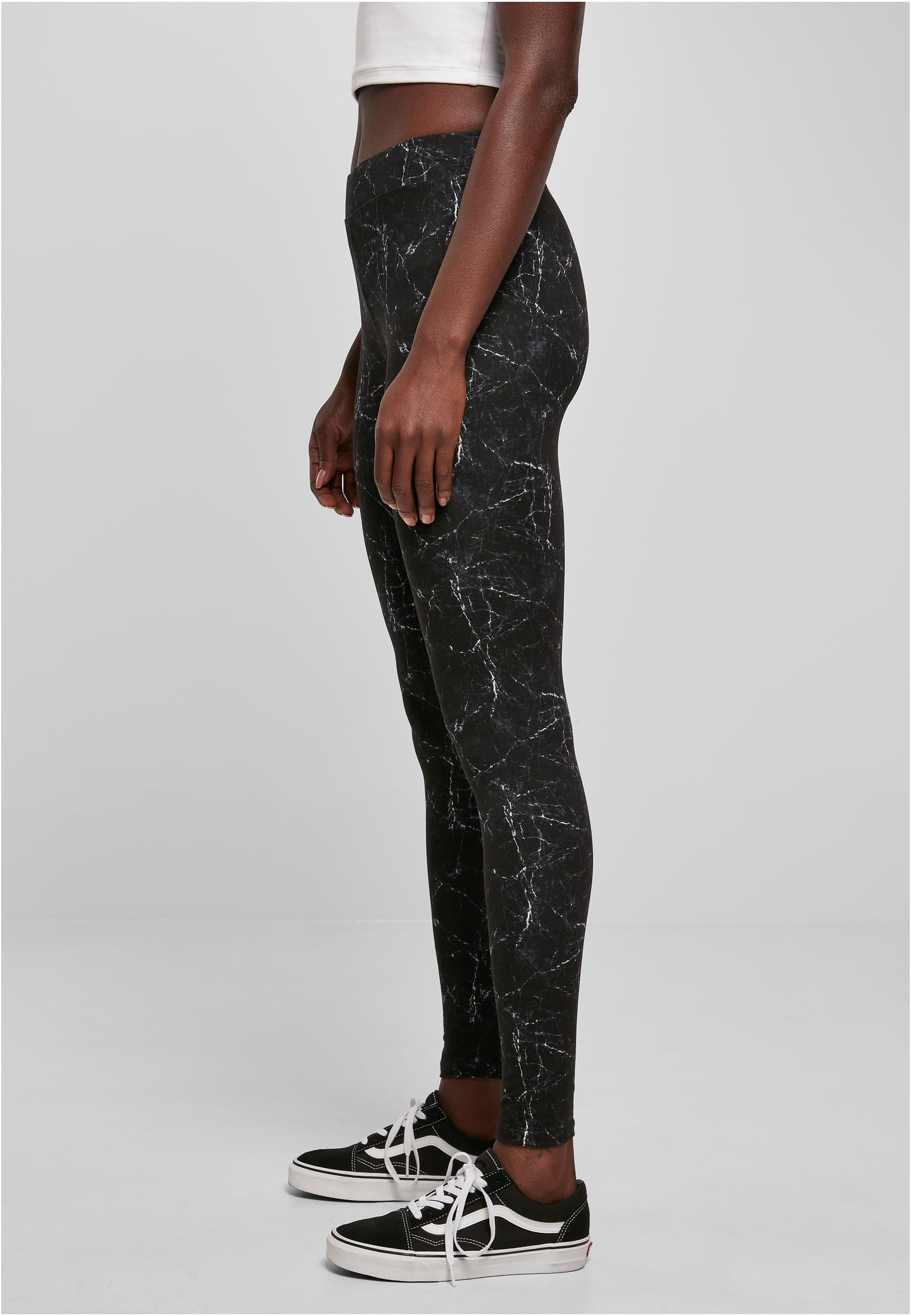 Ladies Soft AOP Leggings | blackmarble