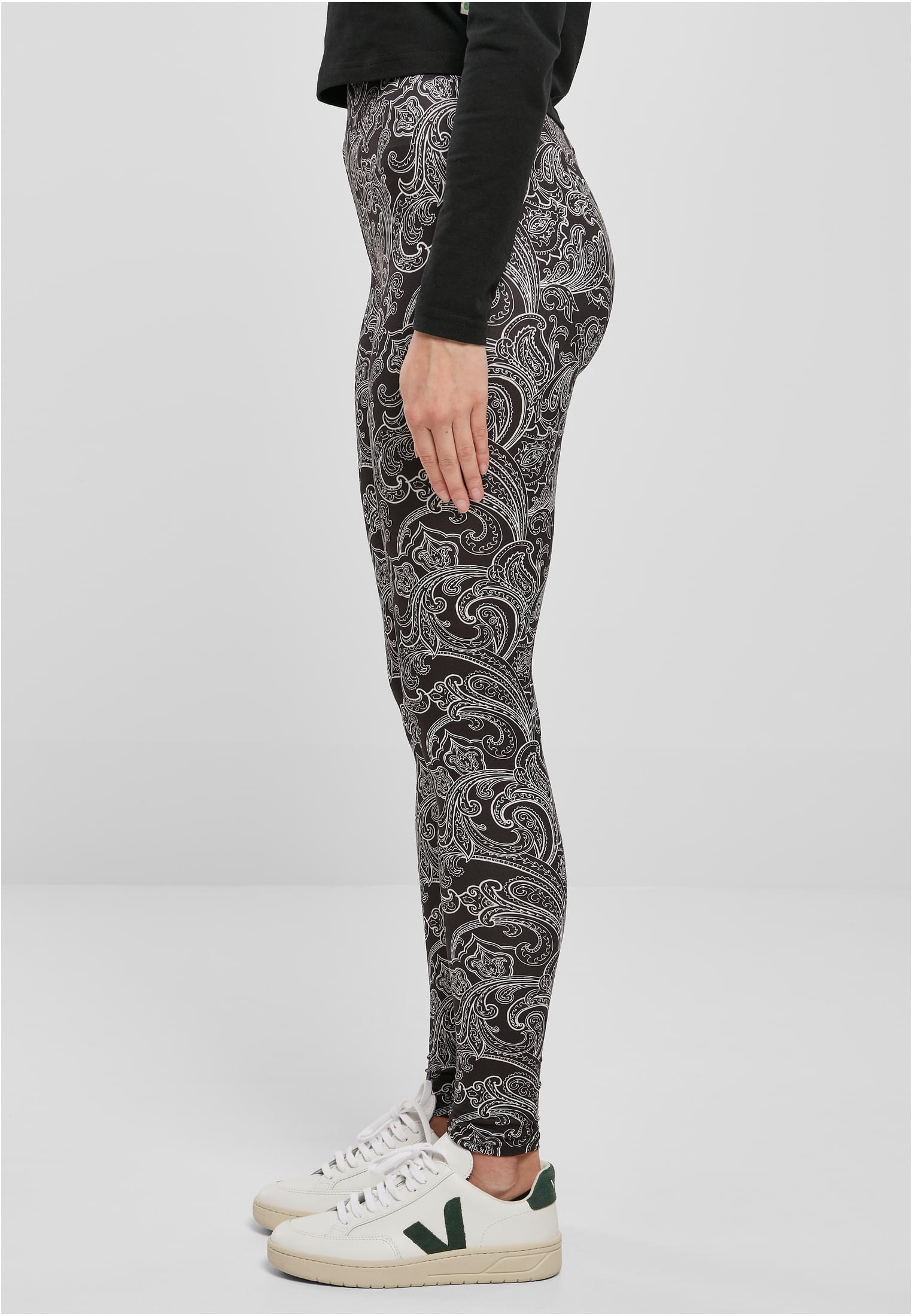 Ladies Soft AOP Leggings | blacknewpaisley