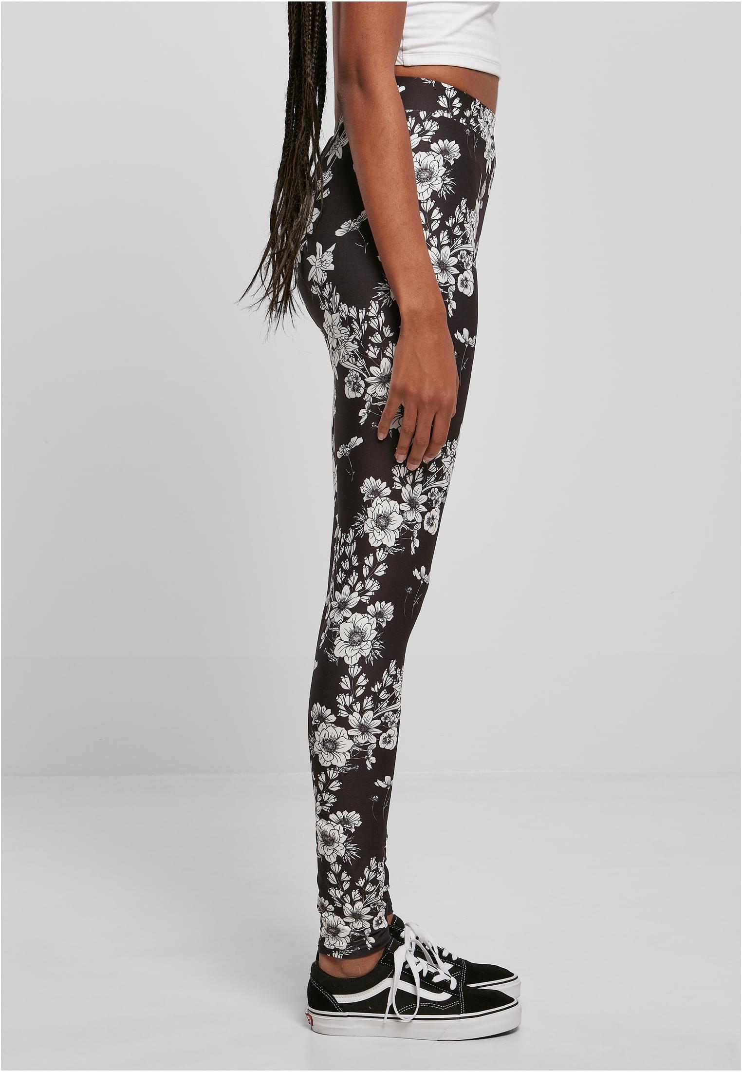 Ladies Soft AOP Leggings | blackflower