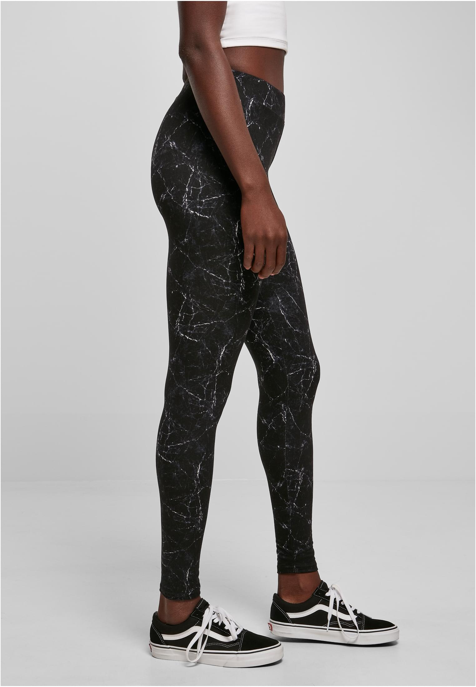 Ladies Soft AOP Leggings | blackmarble