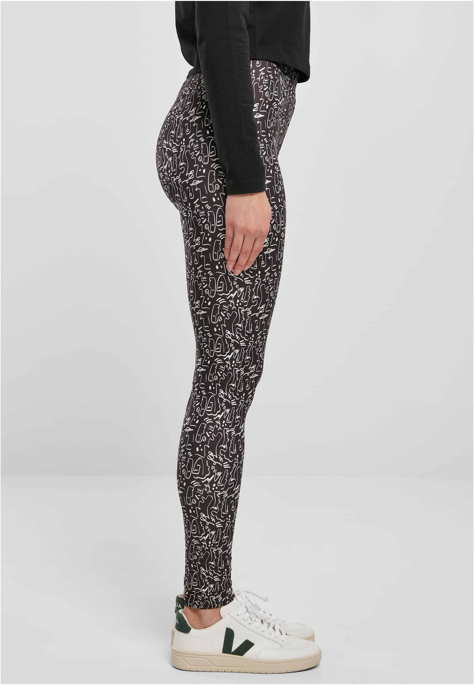 Ladies Soft AOP Leggings | blackline