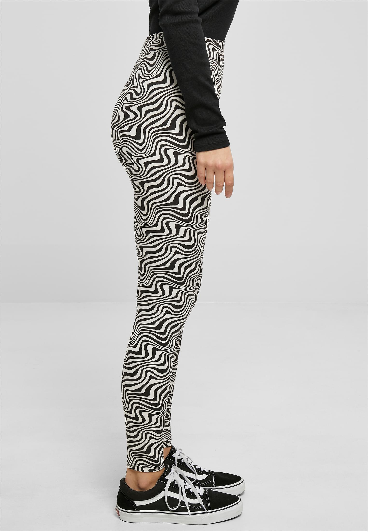 Ladies Soft AOP Leggings | psychedelicblack