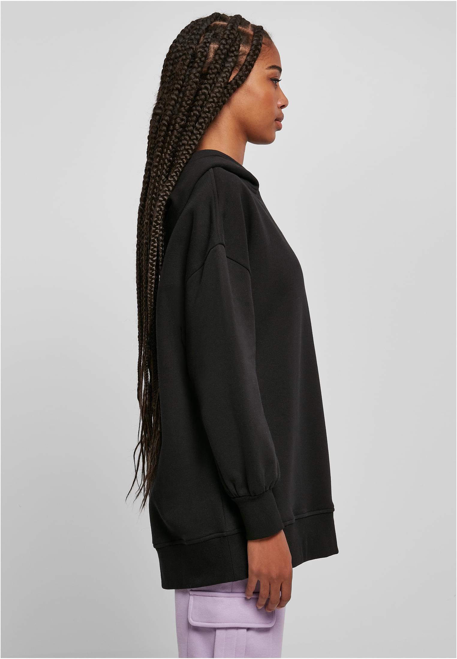 Ladies Big Oversized Hoody | black