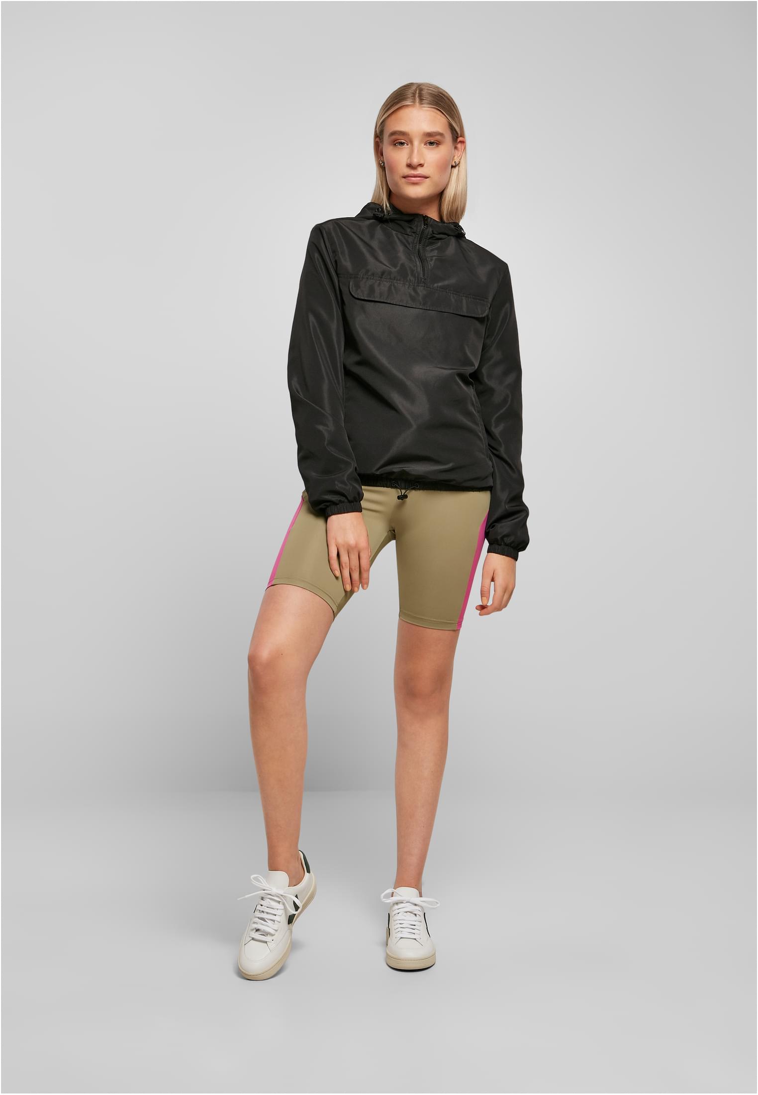 Ladies Recycled Basic Pull Over Jacket | black