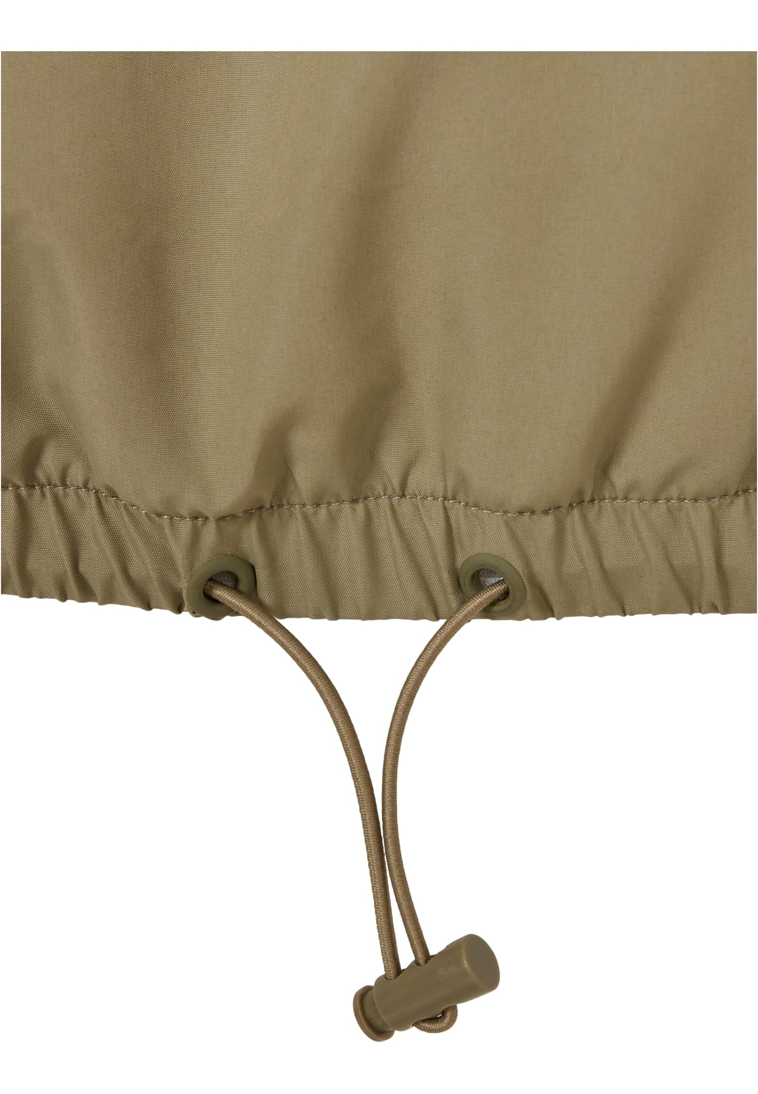 Ladies Recycled Basic Pull Over Jacket | khaki