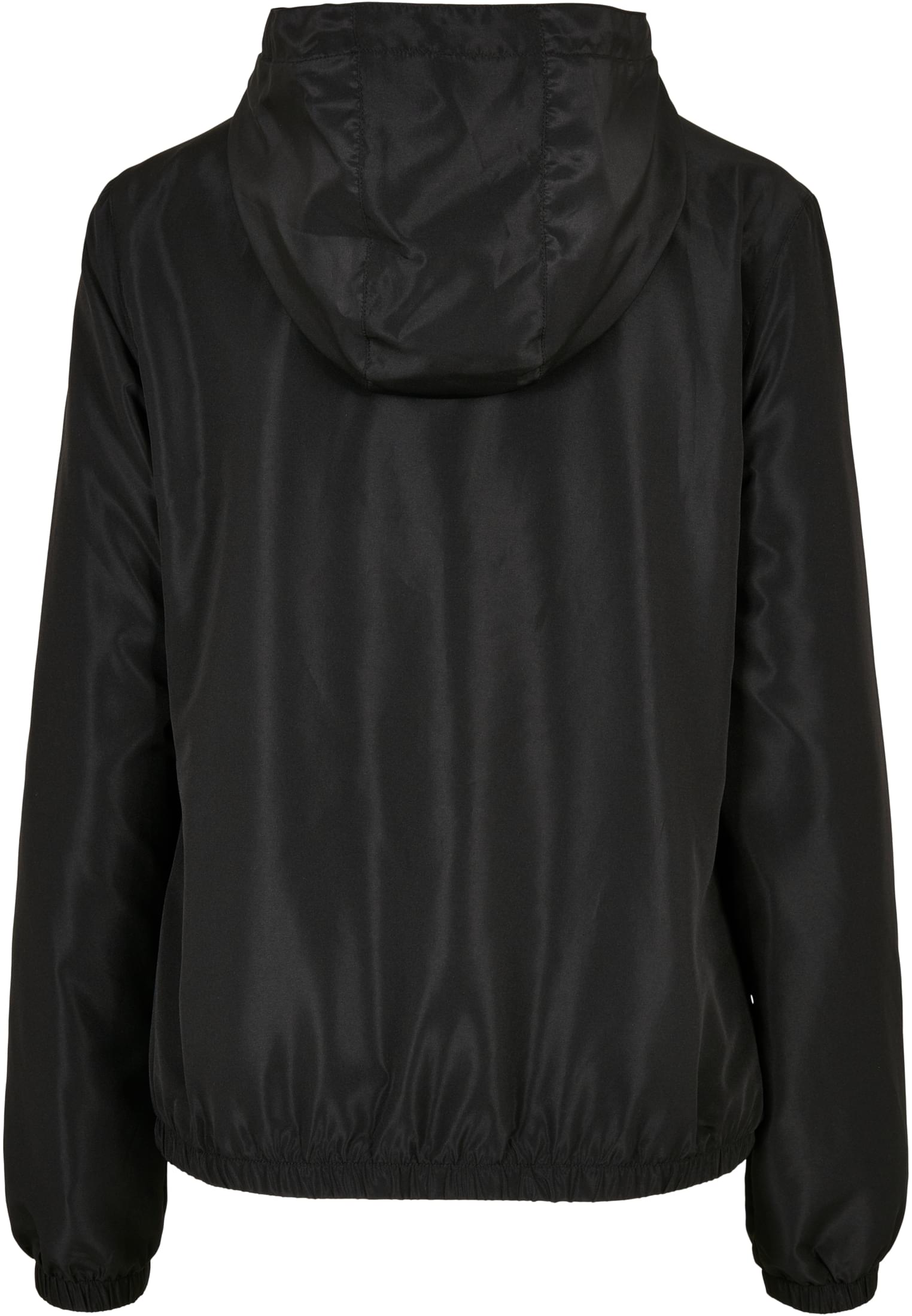 Ladies Recycled Basic Pull Over Jacket | black