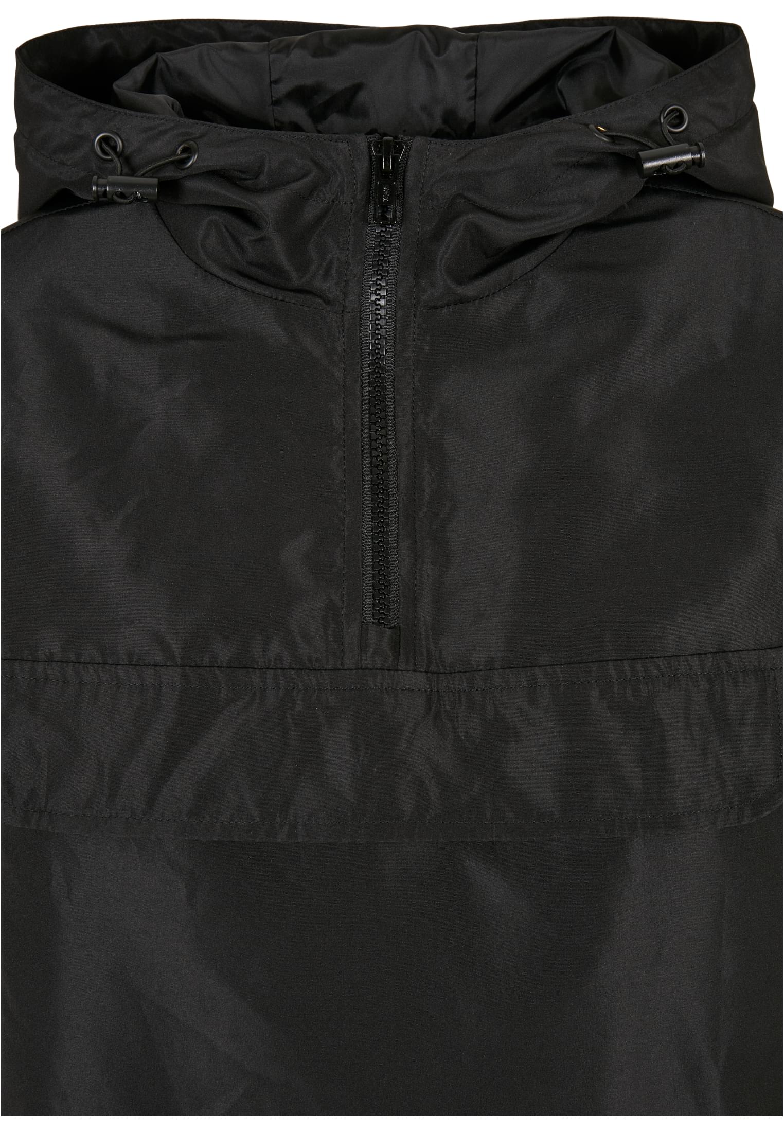 Ladies Recycled Basic Pull Over Jacket | black