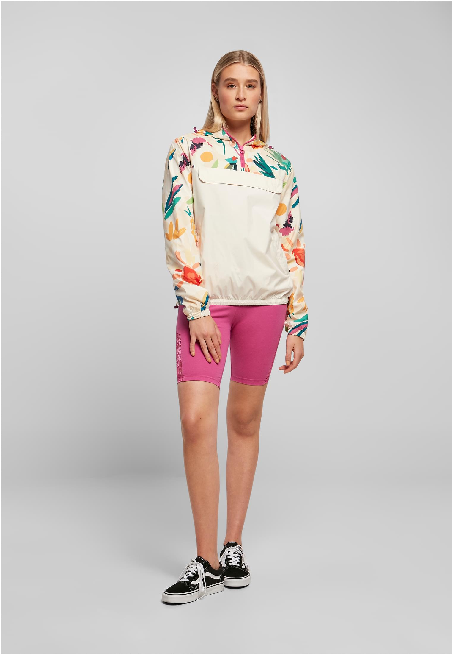 Ladies Mixed Pull Over Jacket | whitesandfruity