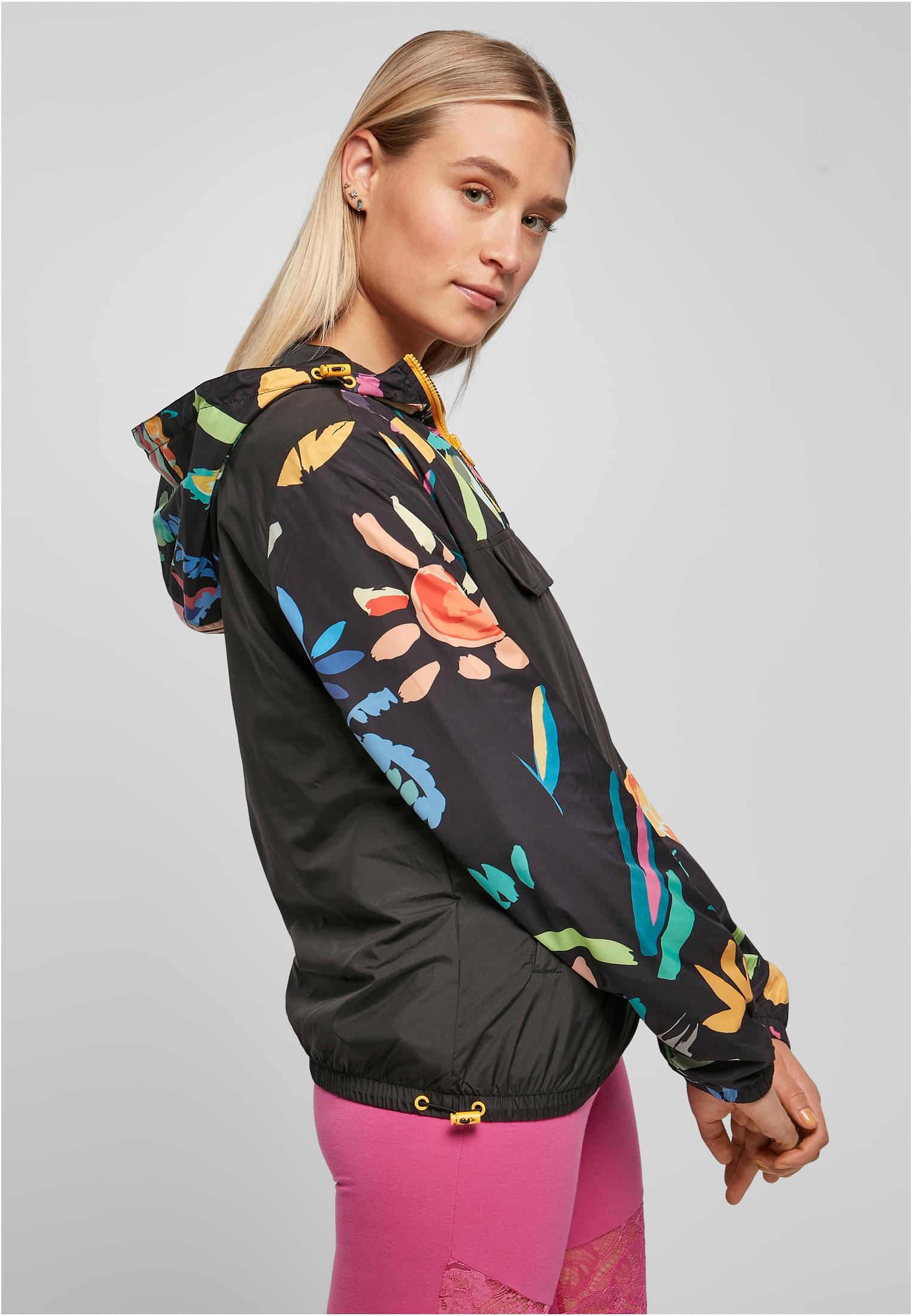 Ladies Mixed Pull Over Jacket | blackfruity