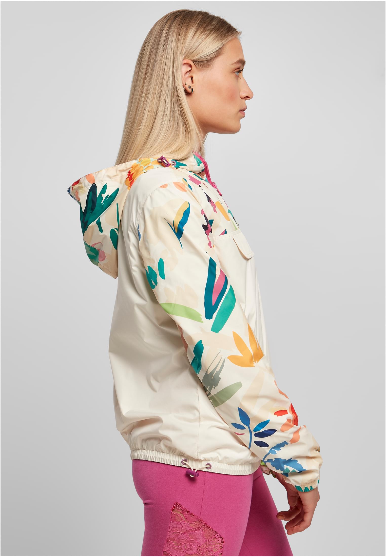 Ladies Mixed Pull Over Jacket | whitesandfruity